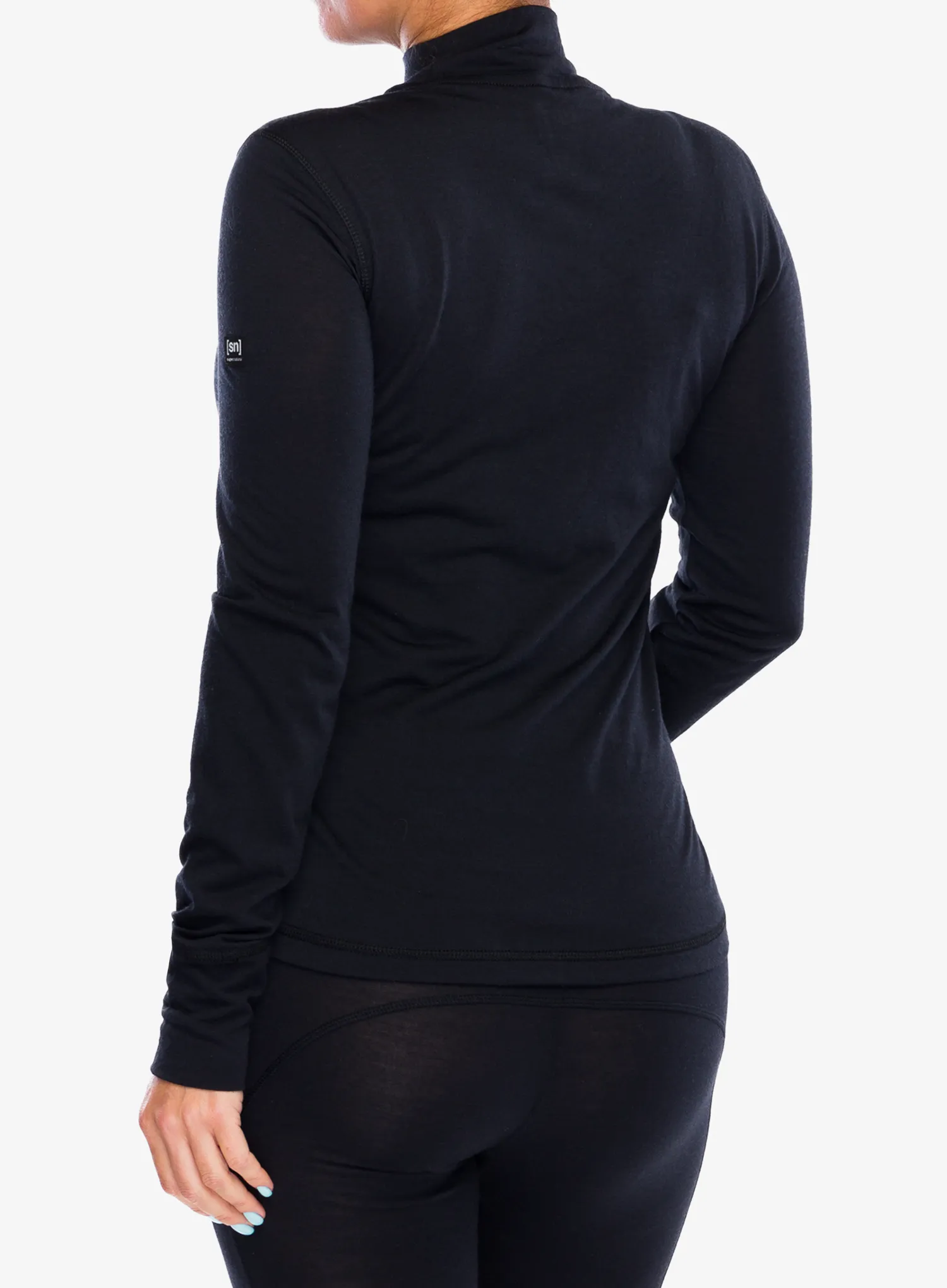 Термокофта жіноча Super.natural Tundra175 Turtleneck - jet black