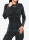 Термокофта жіноча X-Bionic Symbio Merino Shirt LS - rhino grey