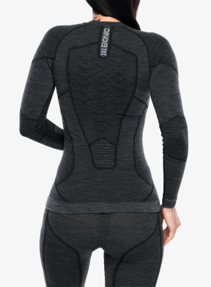 Термокофта жіноча X-Bionic Symbio Merino Shirt LS - rhino grey