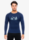 Термокофта Sensor Merino DF Tee L/S - deep blue camp