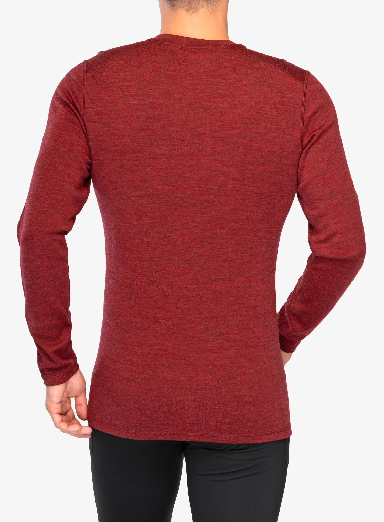 Термокофта Smartwool Merino 250 Baselayer Crew - currant heather