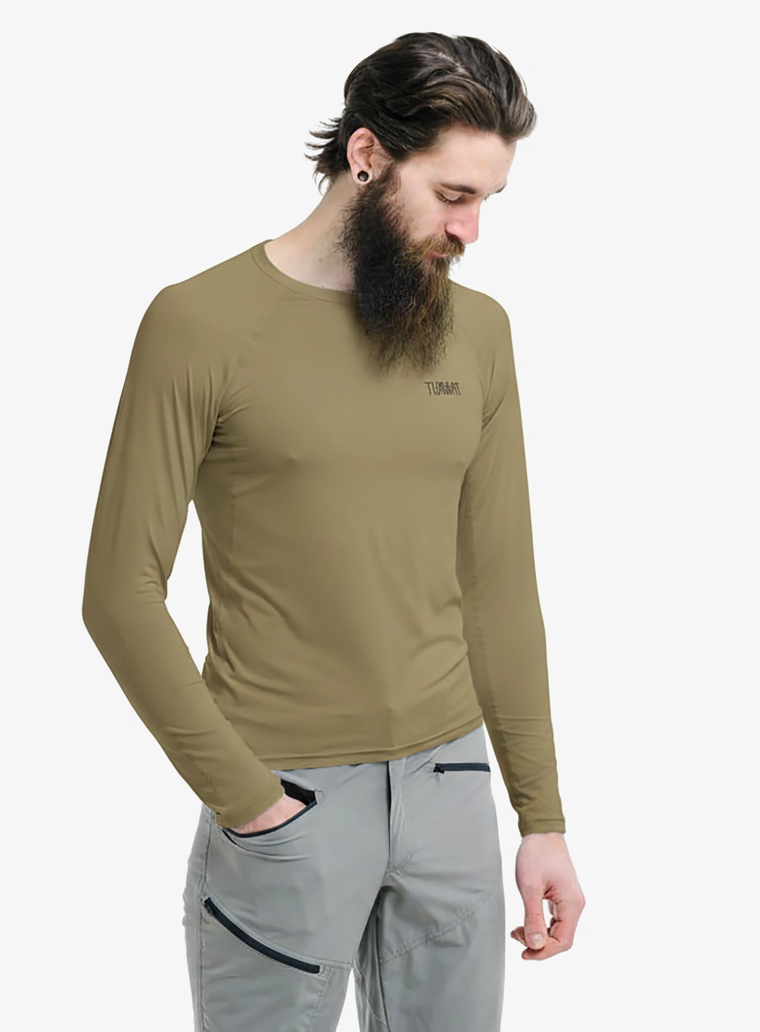 Термокофта Turbat Hike Lite LS Thermo T-Shirt - cornstalk sand