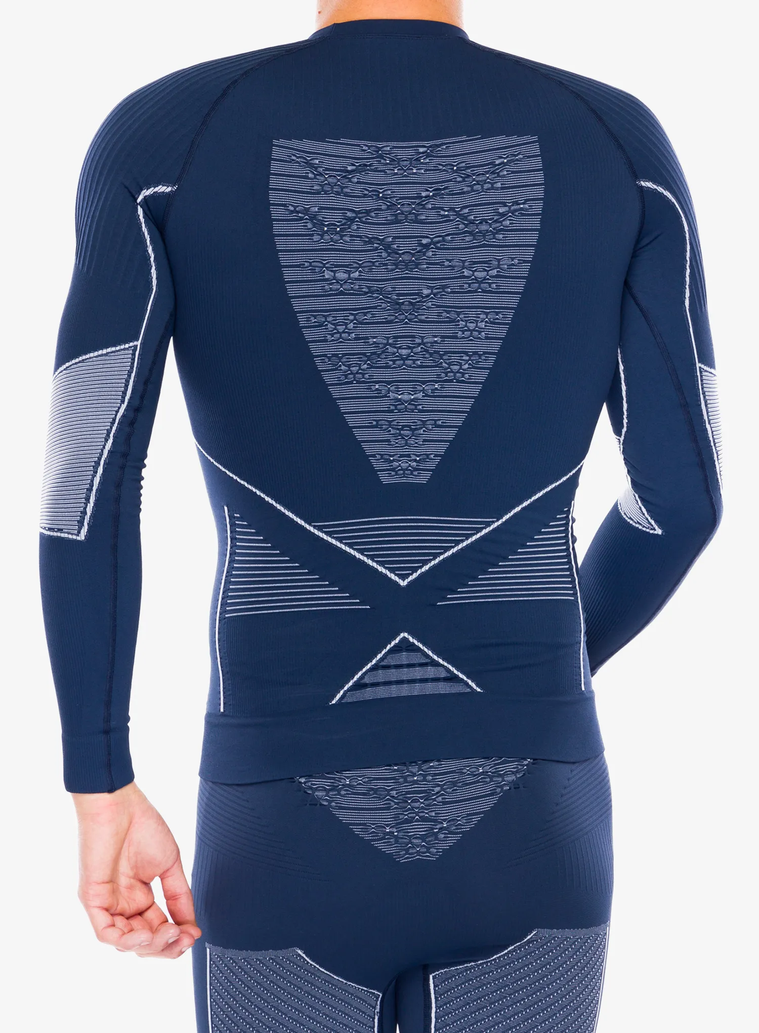 Термокофта X-Bionic Energy Accumulator 4.0 Shirt Round Neck - marine/optical white