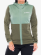 Кофта трекінгова жіноча adidas TERREX Xperior Light Fleece Hooded Jacket - olive strata/silver green
