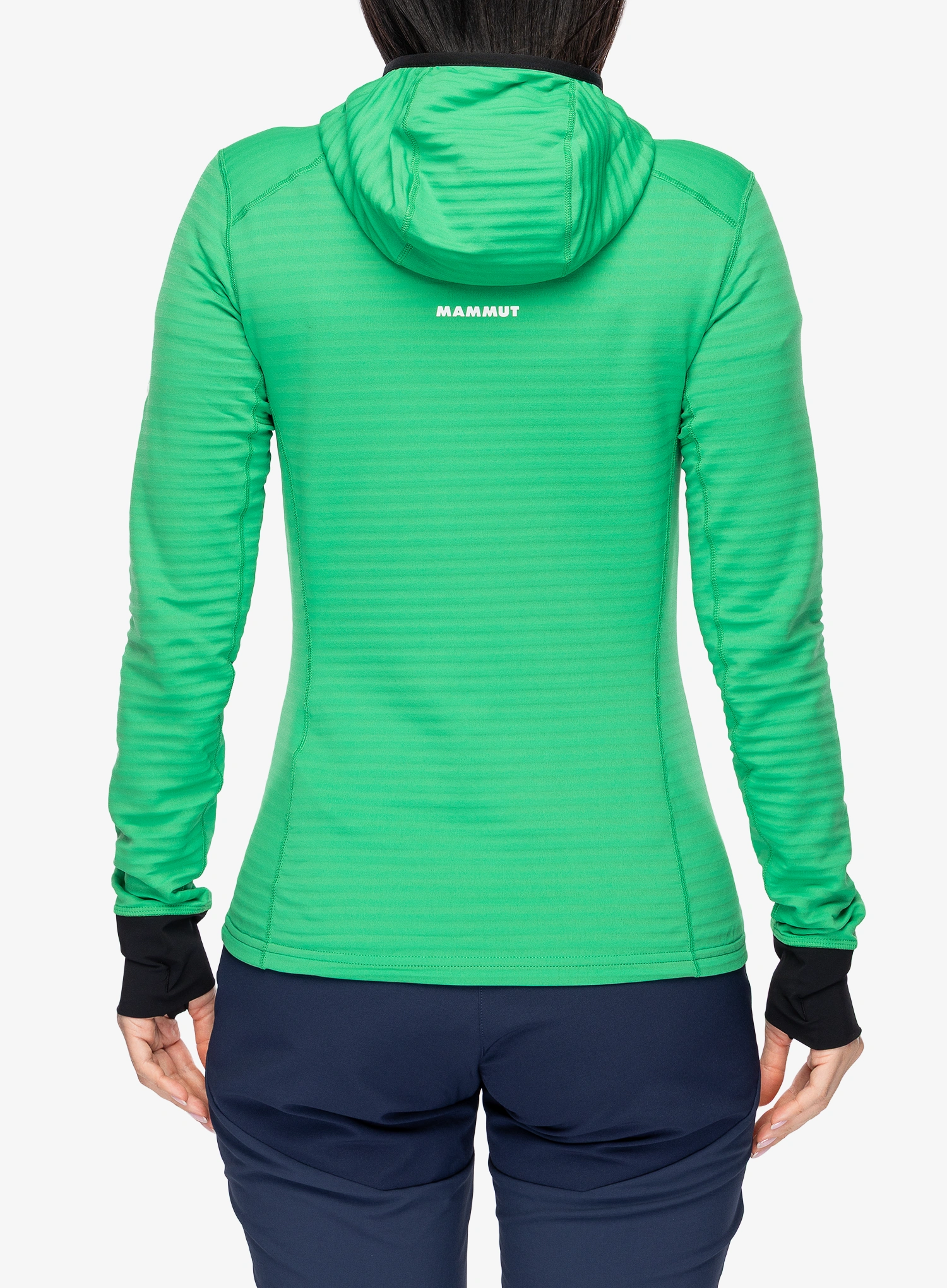 Кофта трекінгова жіноча Mammut Taiss Light ML Hooded Jacket - pinea/black