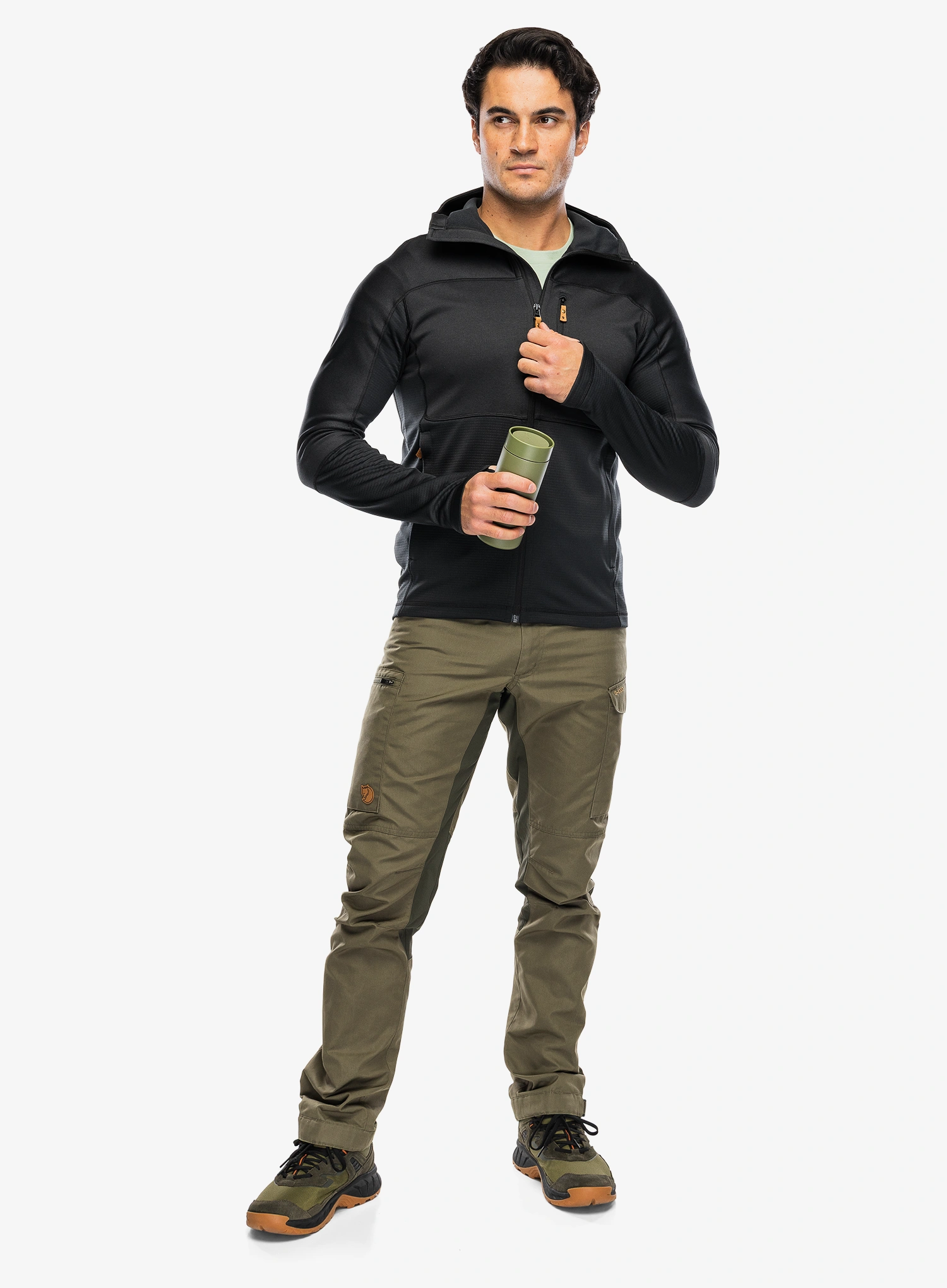 Кофта трекінгова Fjallraven Abisko Trail Fleece - black