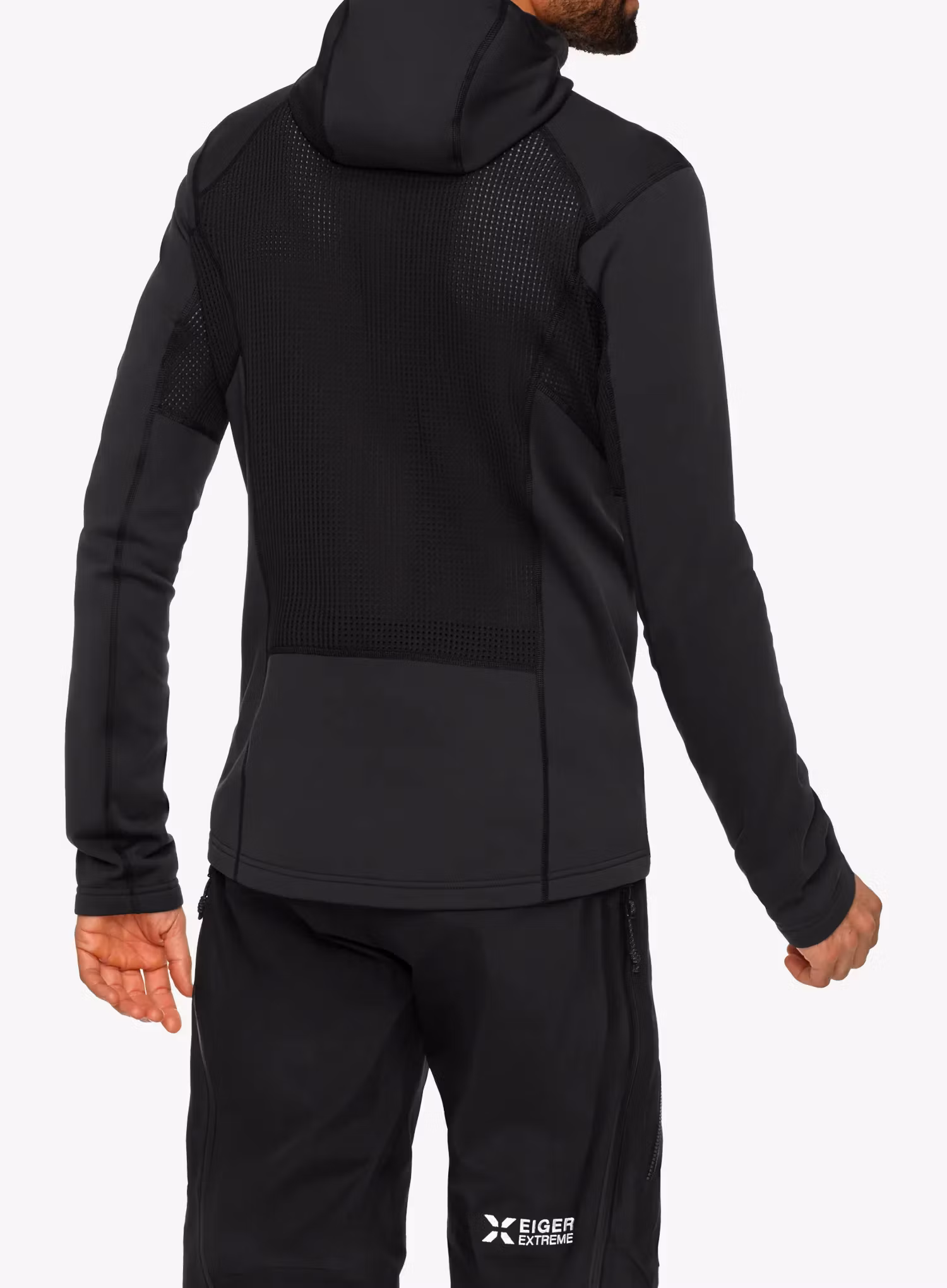 Кофта трекінгова Mammut Eiger Nordwand Advanced ML Hooded Jacket - black