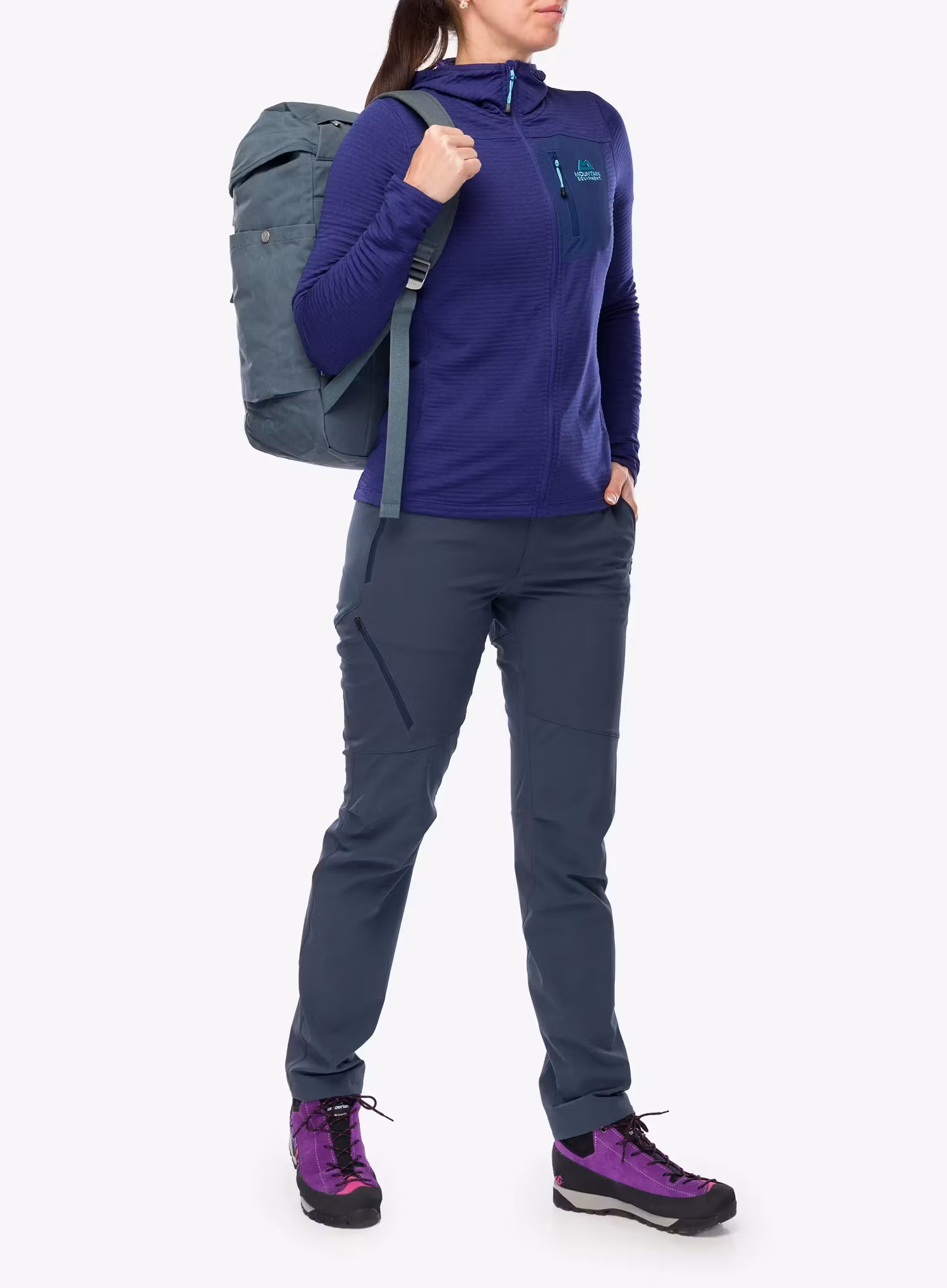 Кофта для скелелазіння жіноча Mountain Equipment Lumiko Hooded Jacket - amethyst/medieval