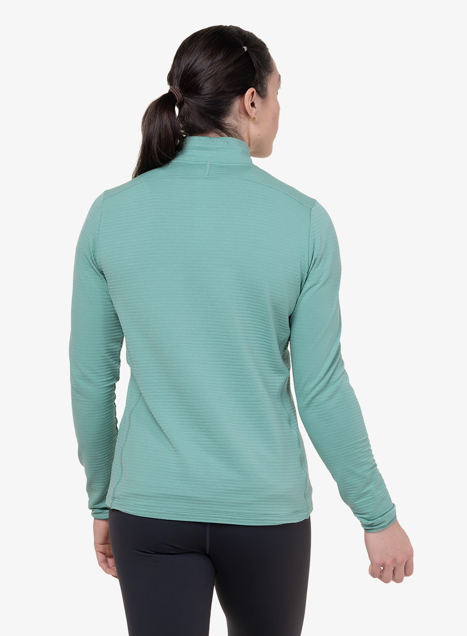 Кофта для скелелазіння жіноча Mountain Equipment Lumiko Zip-T - lichen green/d.teal