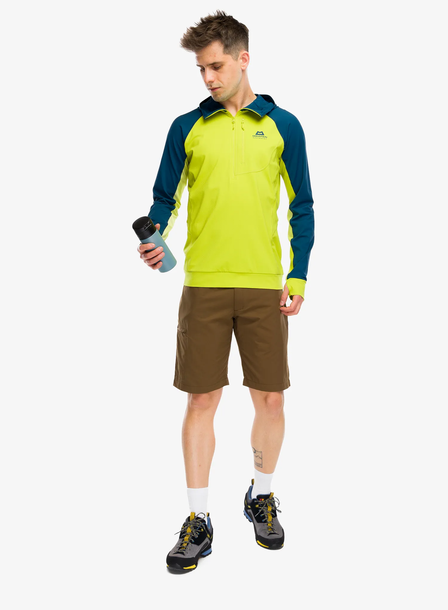 Кофта для скелелазіння Mountain Equipment Aiguille Hooded Top -  vine/majolica