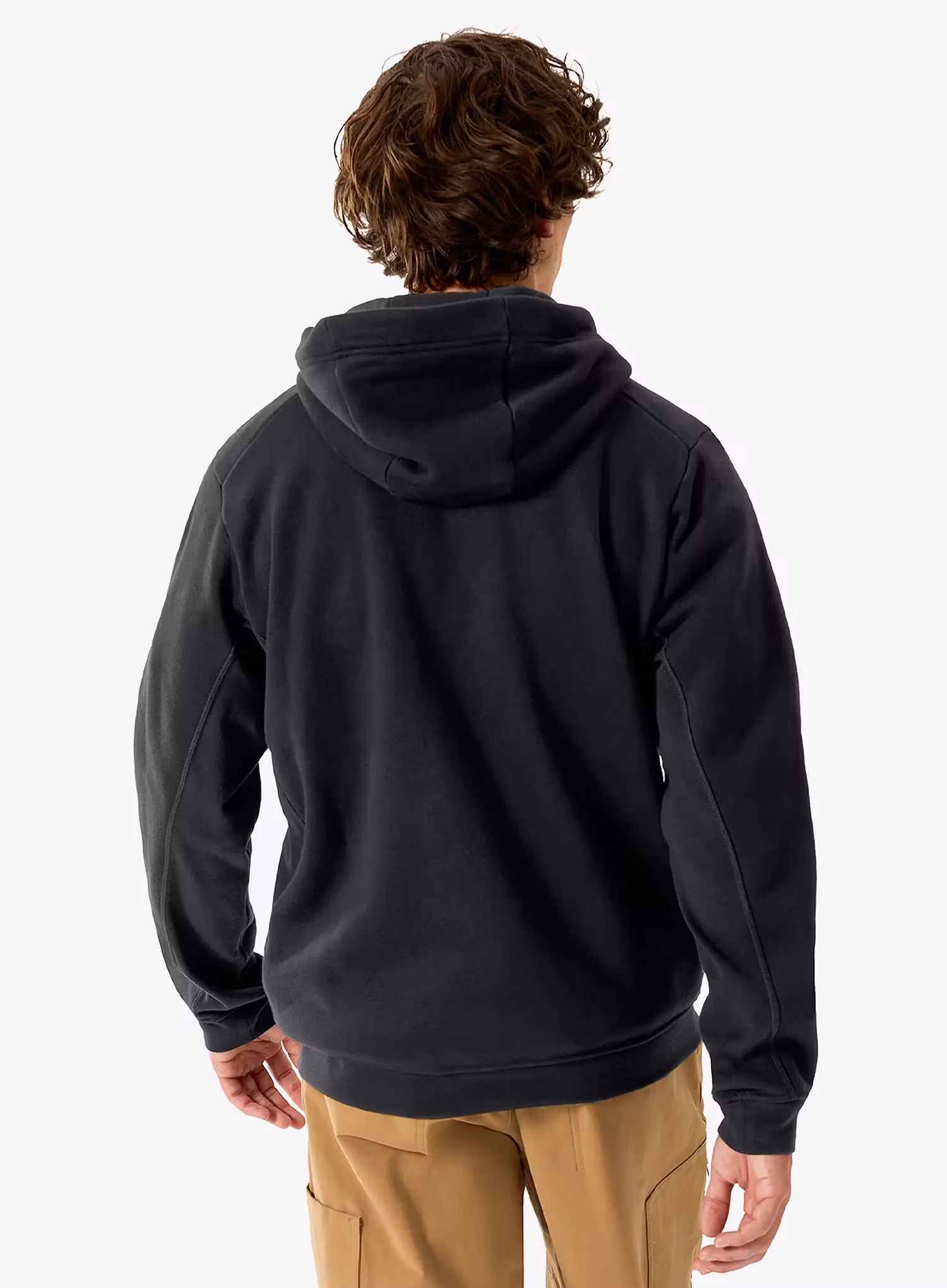 Кофта з каптуром Arcteryx Emblem Fleece Full-Zip Hoody - black
