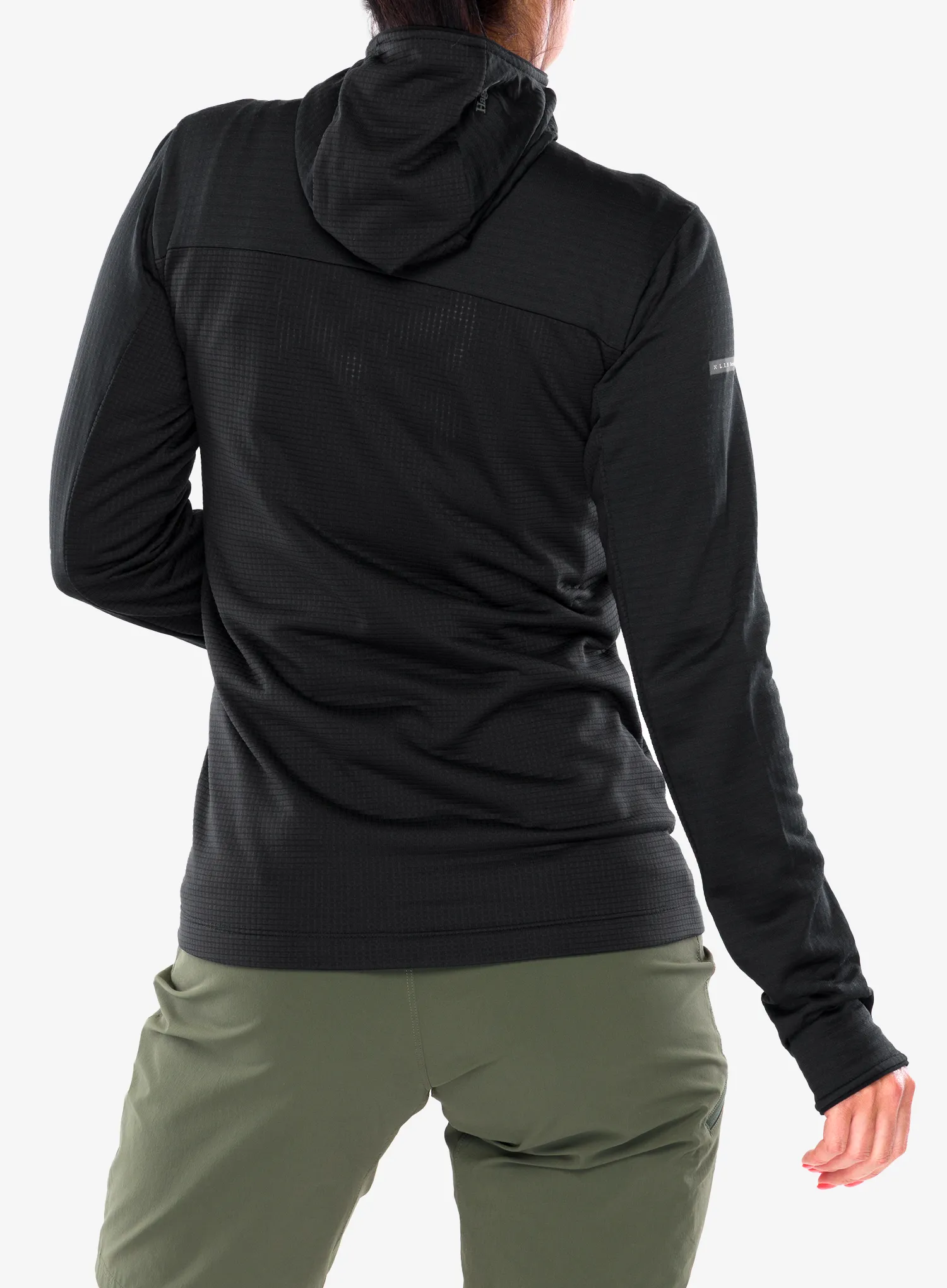 Кофта з каптуром жіноча Haglofs L.I.M Mid Fast II Hood - true black