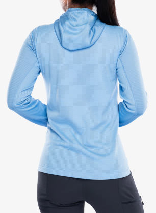 Кофта з каптуром жіноча Haglofs L.I.M Mid Multi II Hood - sky blue