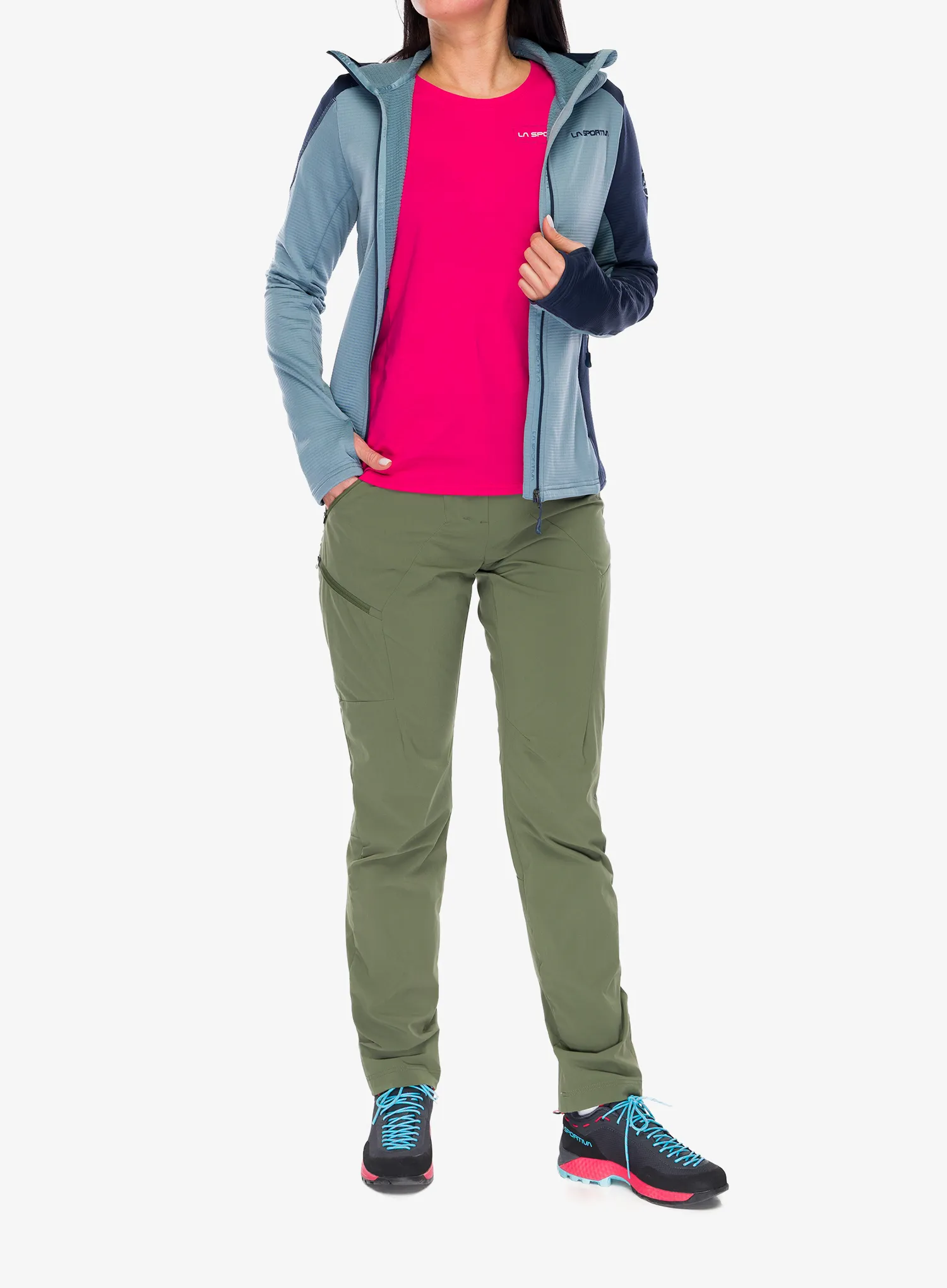 Кофта з каптуром жіноча La Sportiva Chill Thermal Hoody - limestone/night sky