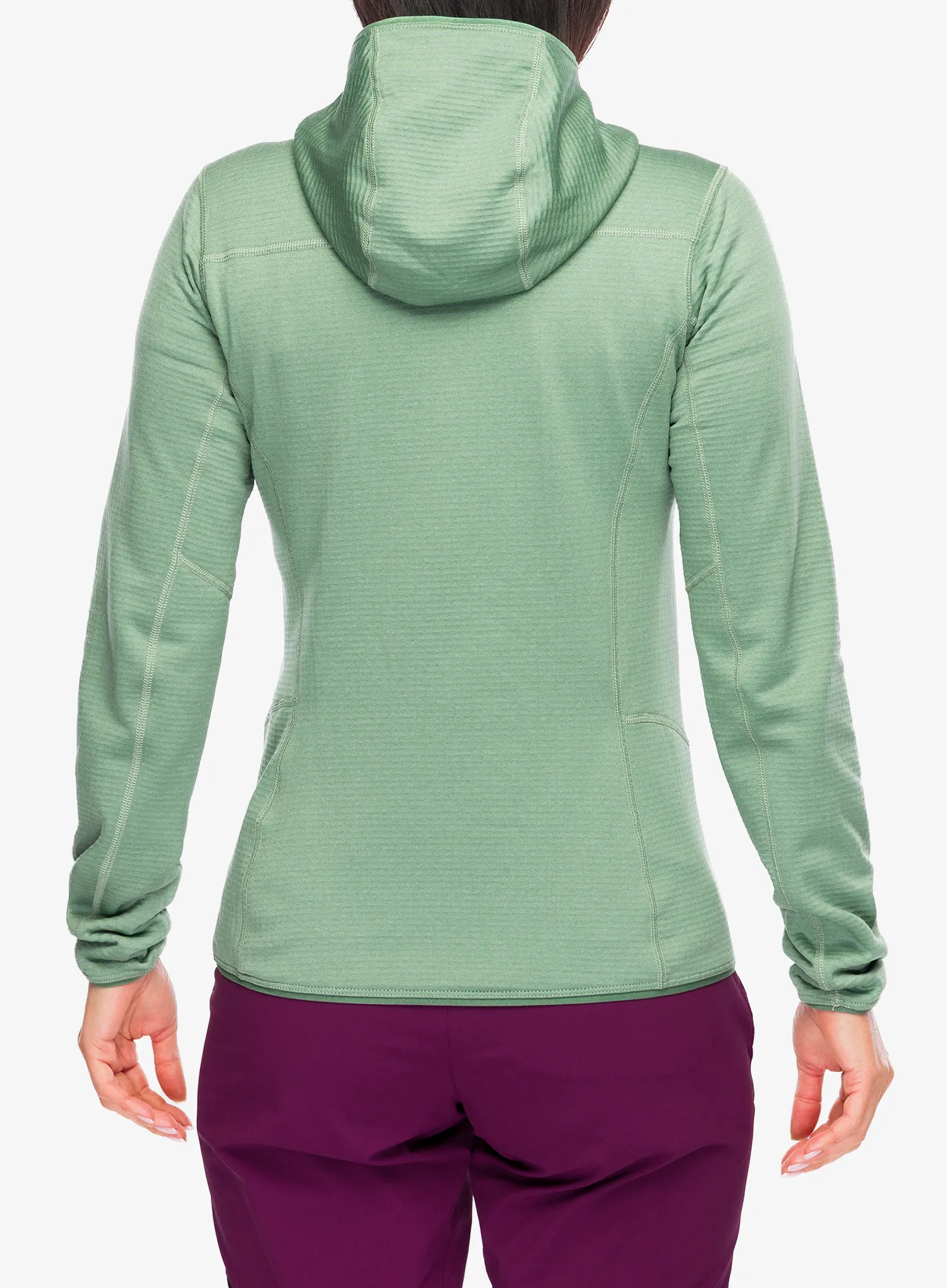 Кофта з каптуром жіноча Rab Ascendor Hoody - dark fig green