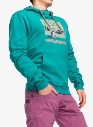 Кофта з каптуром E9 Hood - cerulean