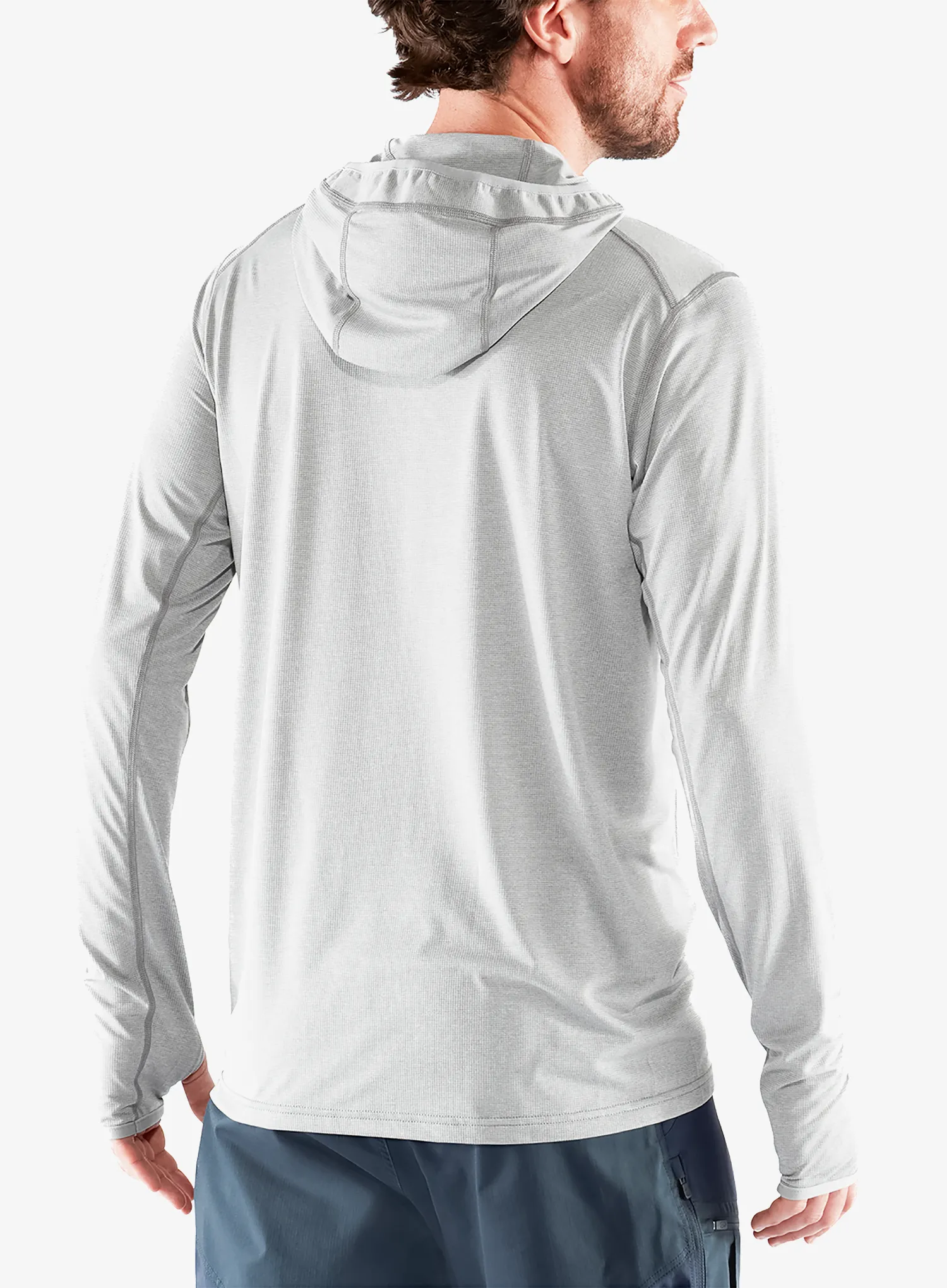 Кофта з каптуром Fjallraven Abisko Sun-hoodie - shark grey