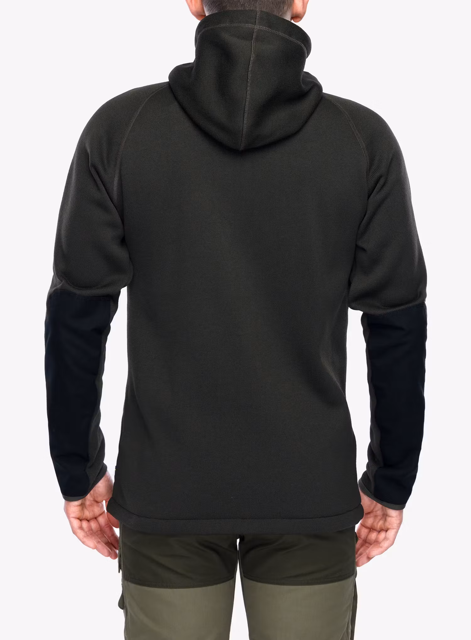 Кофта з каптуром Fjallraven Ovik Fleece Hoodie - deep forest