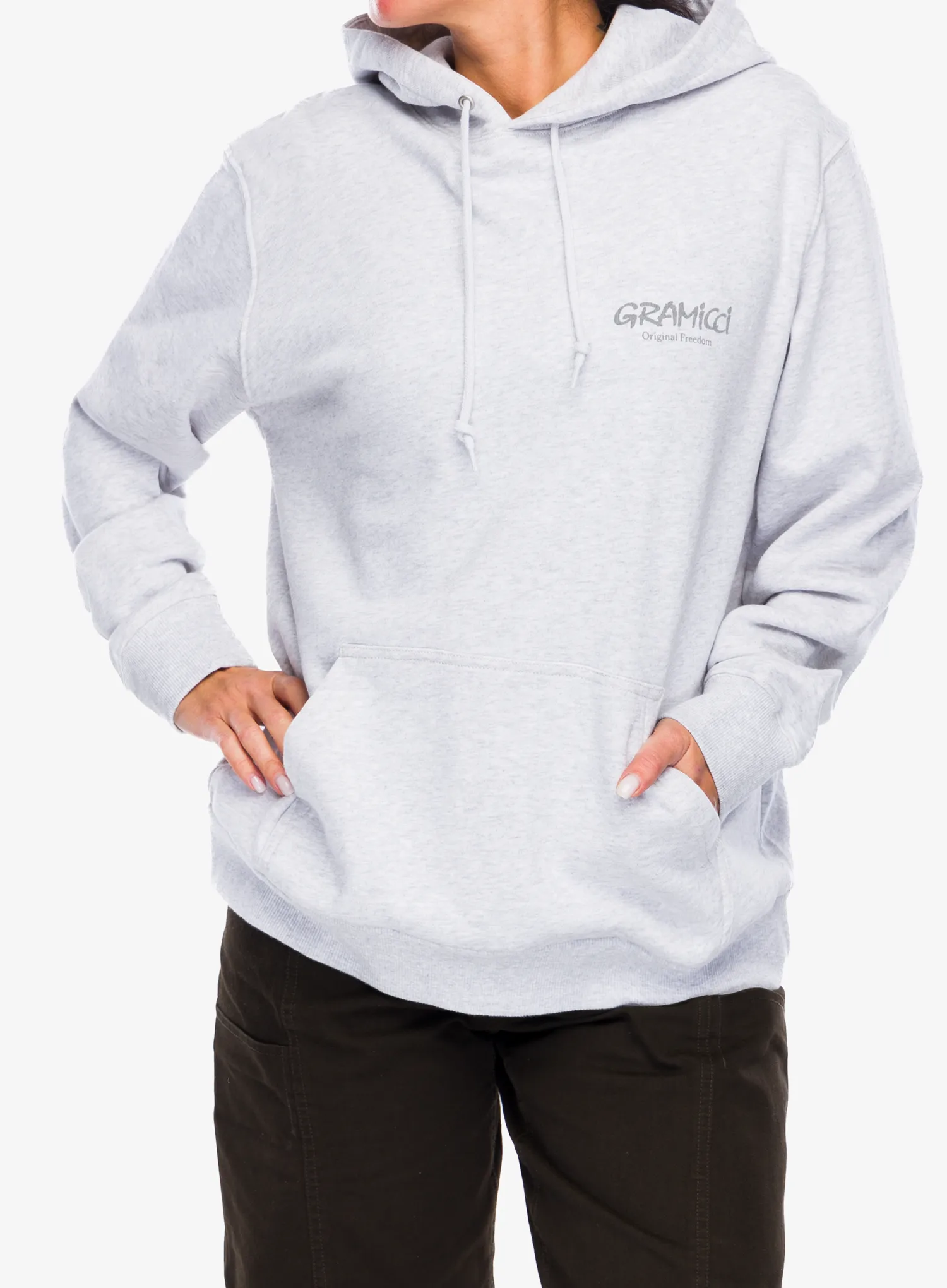 Кофта з каптуром Gramicci Original Freedom Hooded Sweatshirt - grey heather