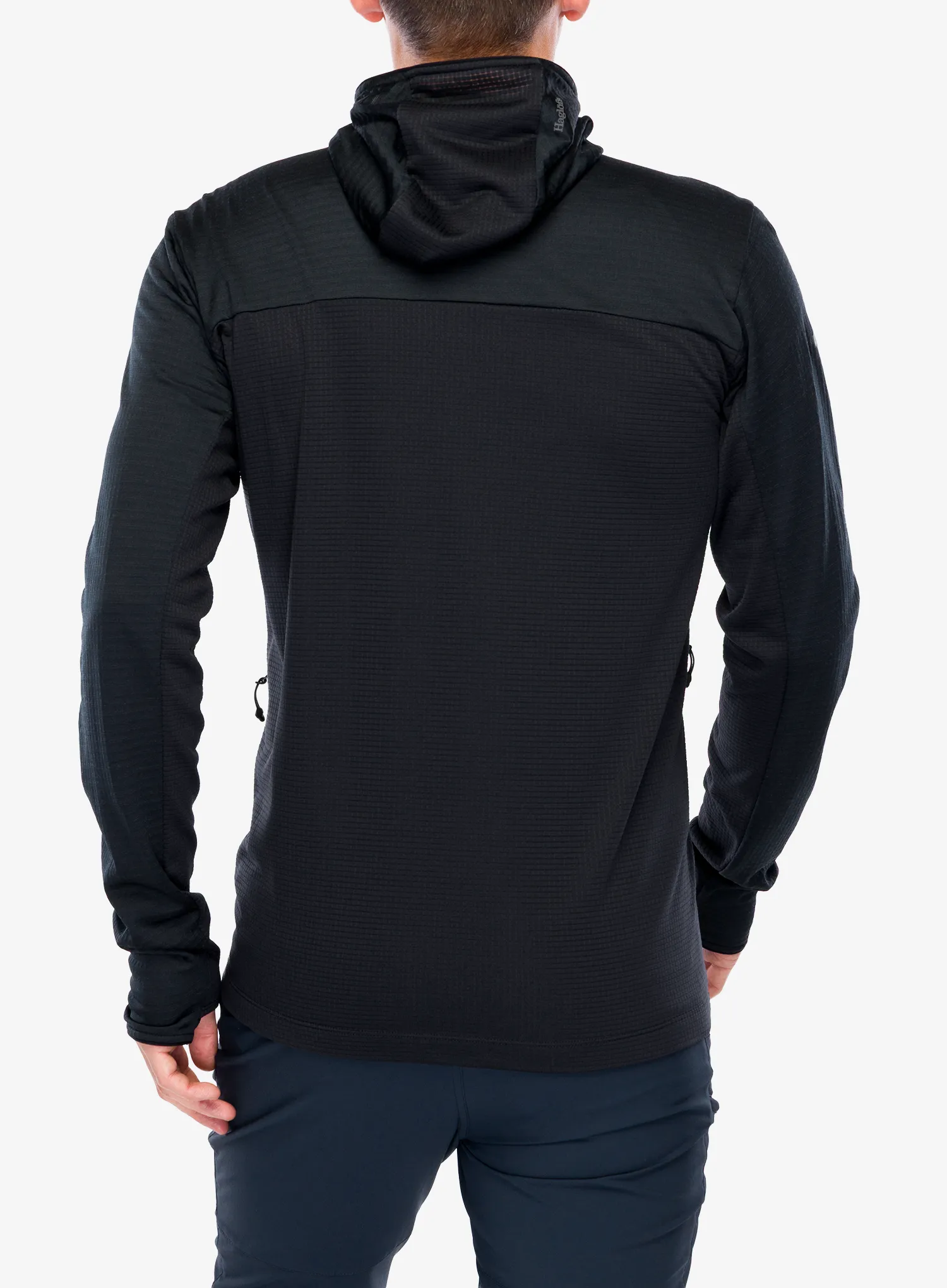 Кофта з каптуром Haglofs L.I.M Mid Fast II Hood - true black