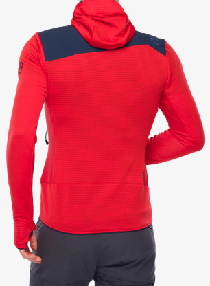 Кофта з каптуром La Sportiva Aequilibrium Thermal Hoody - mountain red