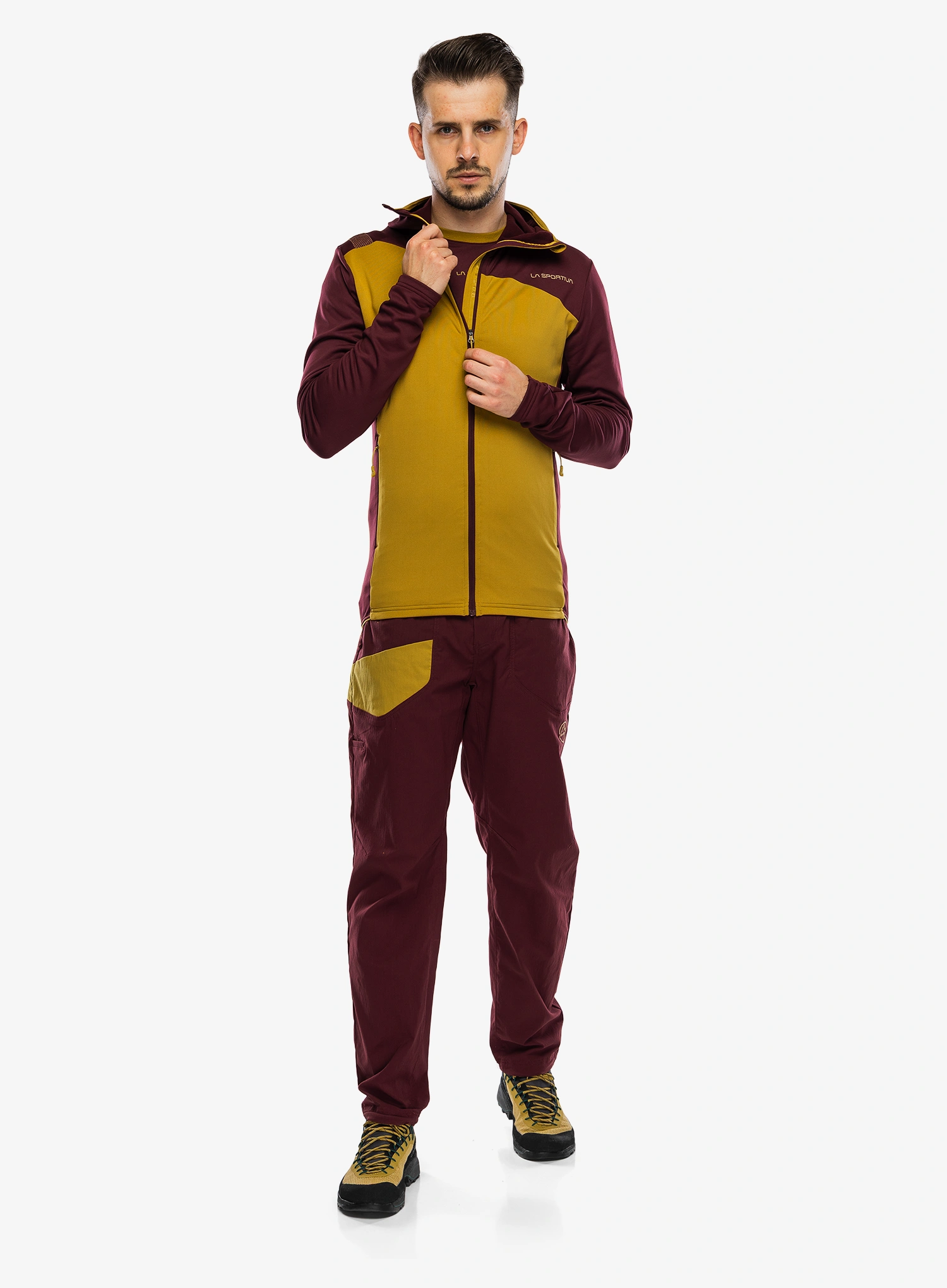 Кофта з каптуром La Sportiva Cosmic Thermal Hoody - savana/redwood