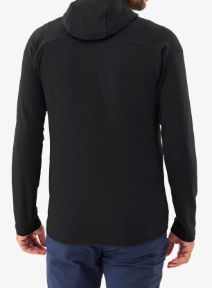 Кофта з каптуром Millet Fusion Grid Hoodie - black/noir