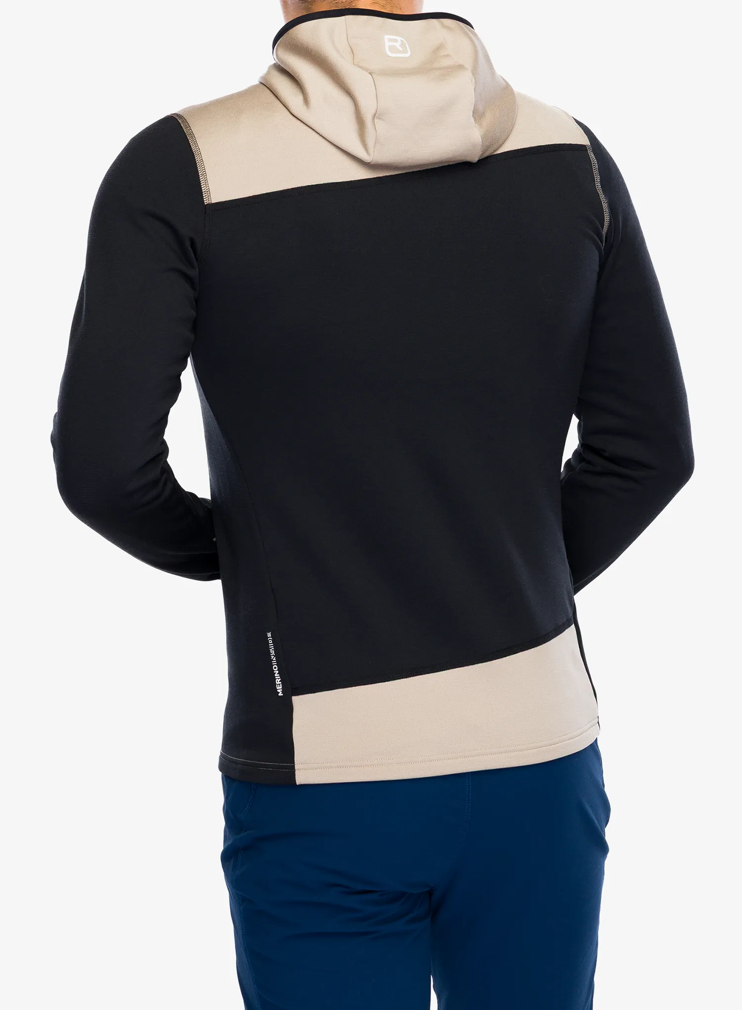 Кофта з каптуром Ortovox Fleece Light Hoody - black raven/black raven