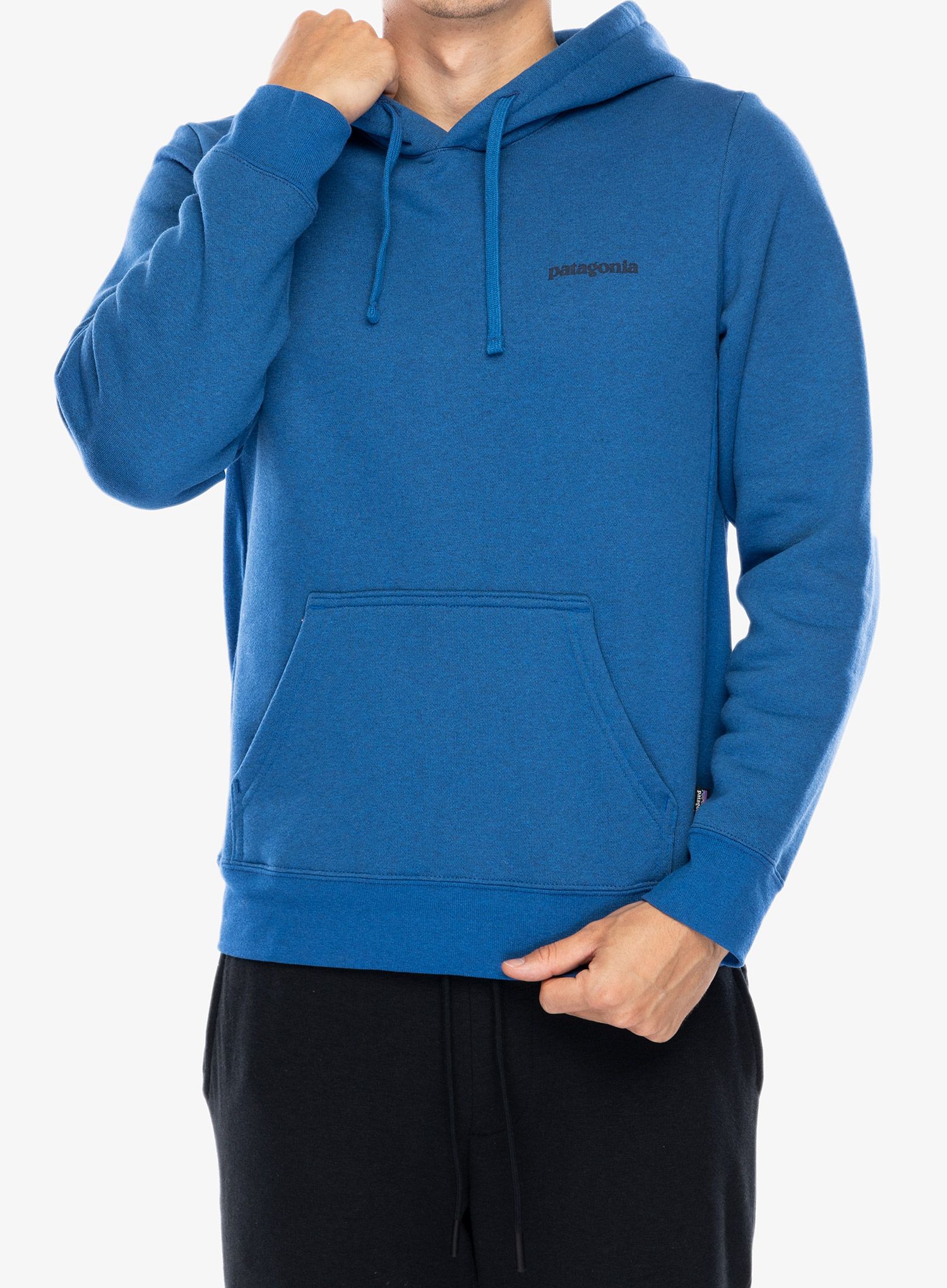 Кофта з каптуром Patagonia Boardshort Logo Uprisal Hoody - endles blue