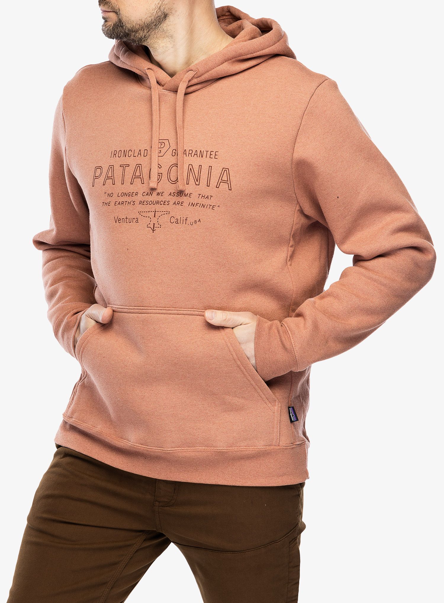 Кофта з каптуром Patagonia Forge Mark Uprisal Hoody - sienna clay