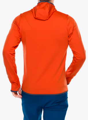 Кофта з каптуром Patagonia R1 Thermal Full-Zip Hoody - pollinator orange