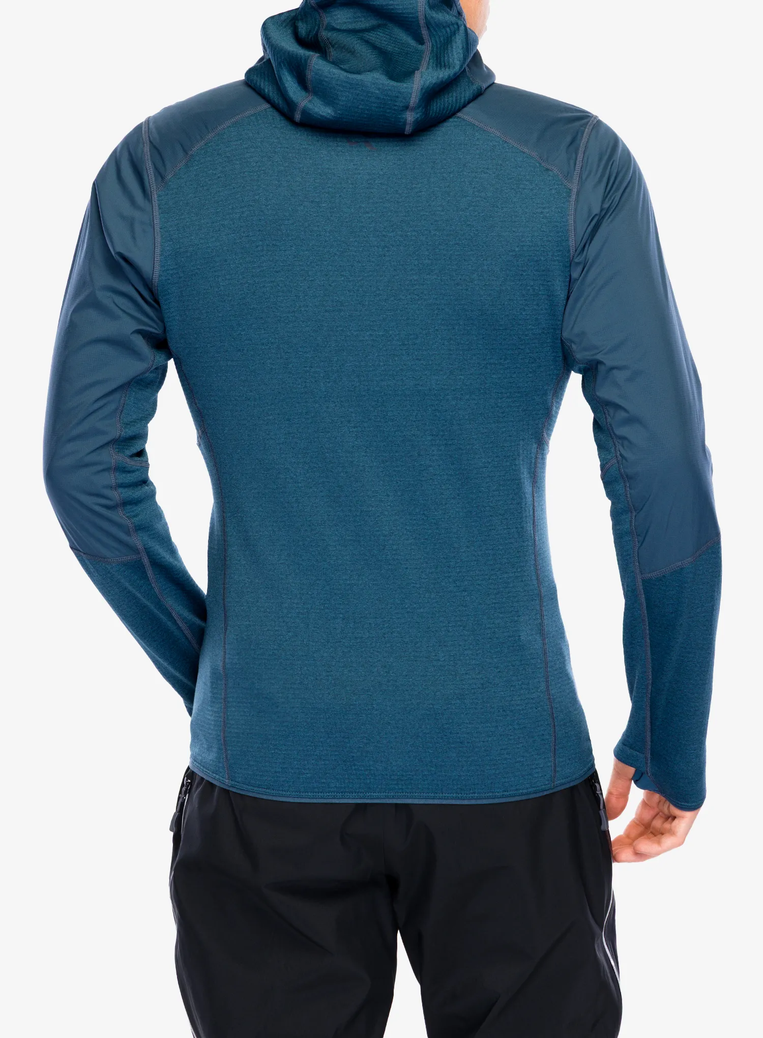 Кофта з каптуром Rab Ascendor Summit Hoody FZ - orion blue