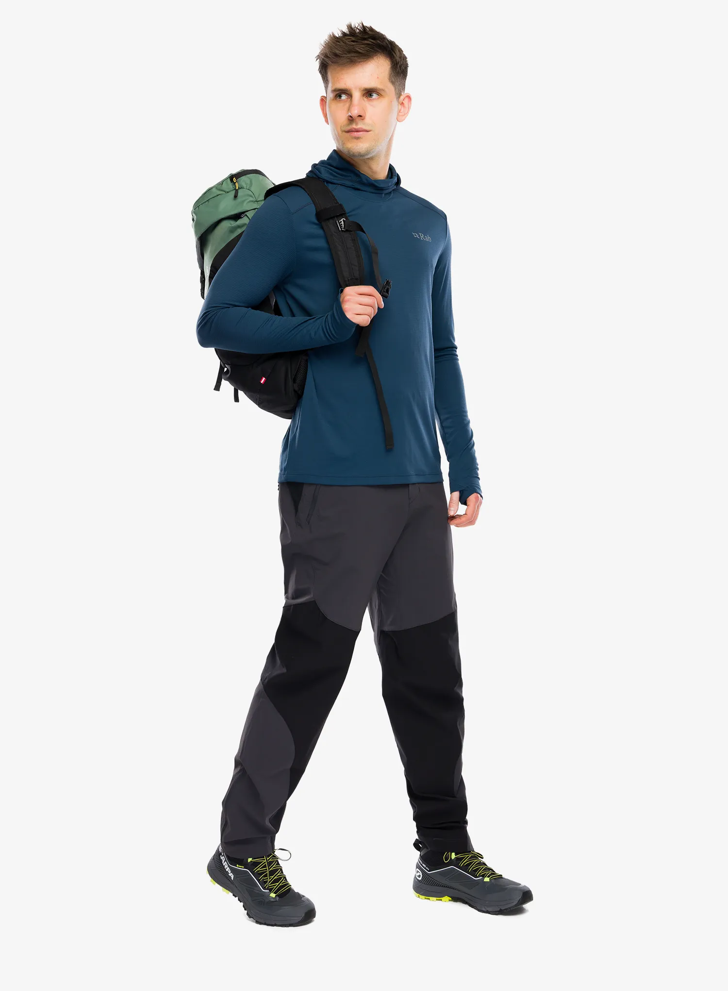 Кофта з каптуром Rab Force Hoody - tempest blue