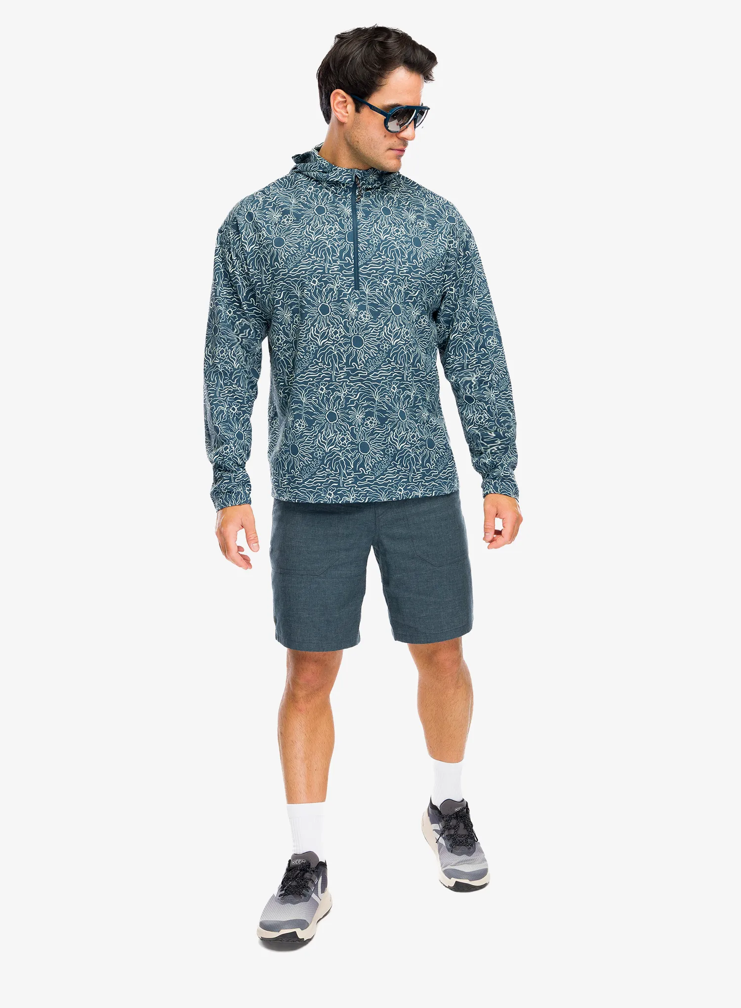 Кофта з каптуром Royal Robbins Salathe Sun Hoodie L/S - orion blue solar pt