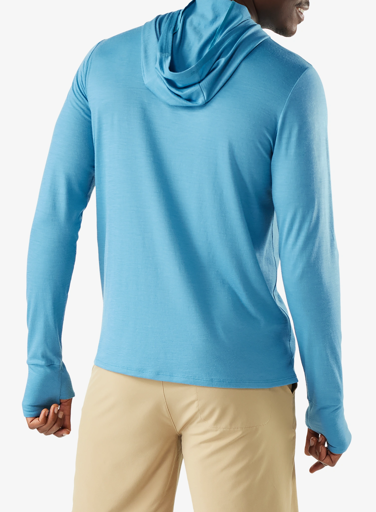 Кофта з каптуром Smartwool Merino Sun Hoodie - mineral blue