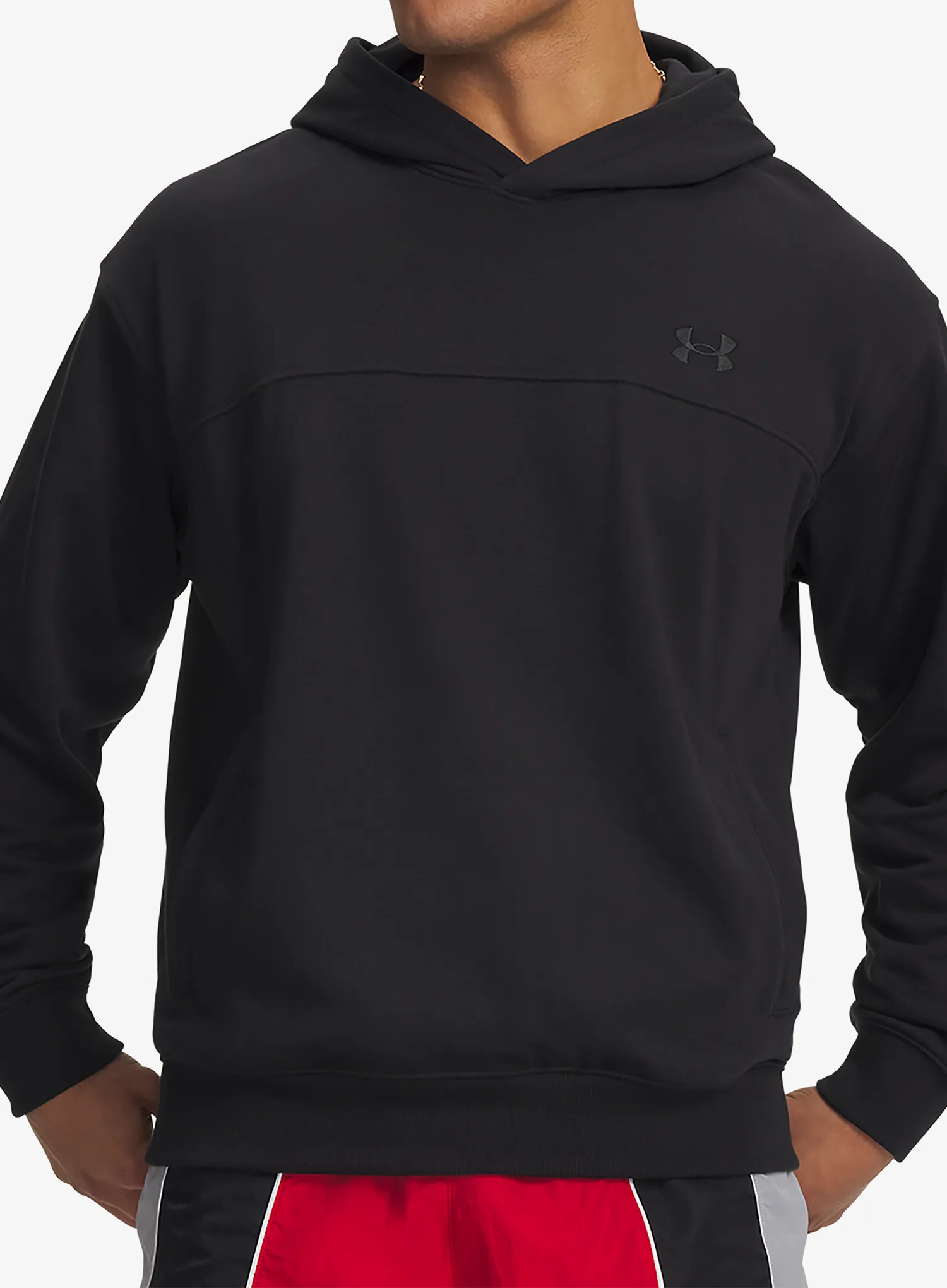 Кофта з каптуром Under Armour Rival LW Hoodie - black/black