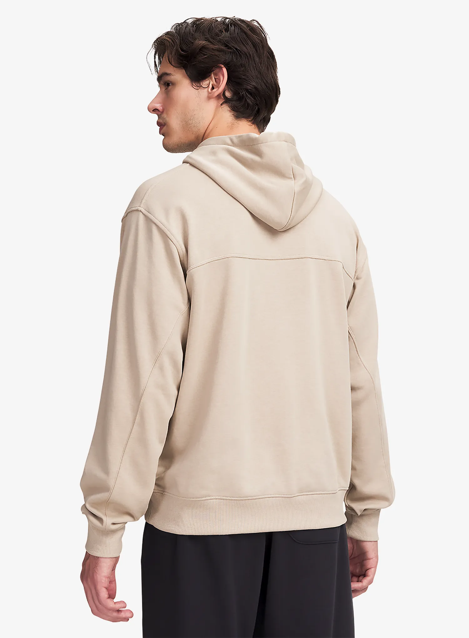 Кофта з каптуром Under Armour Rival LW Hoodie - city khaki/black