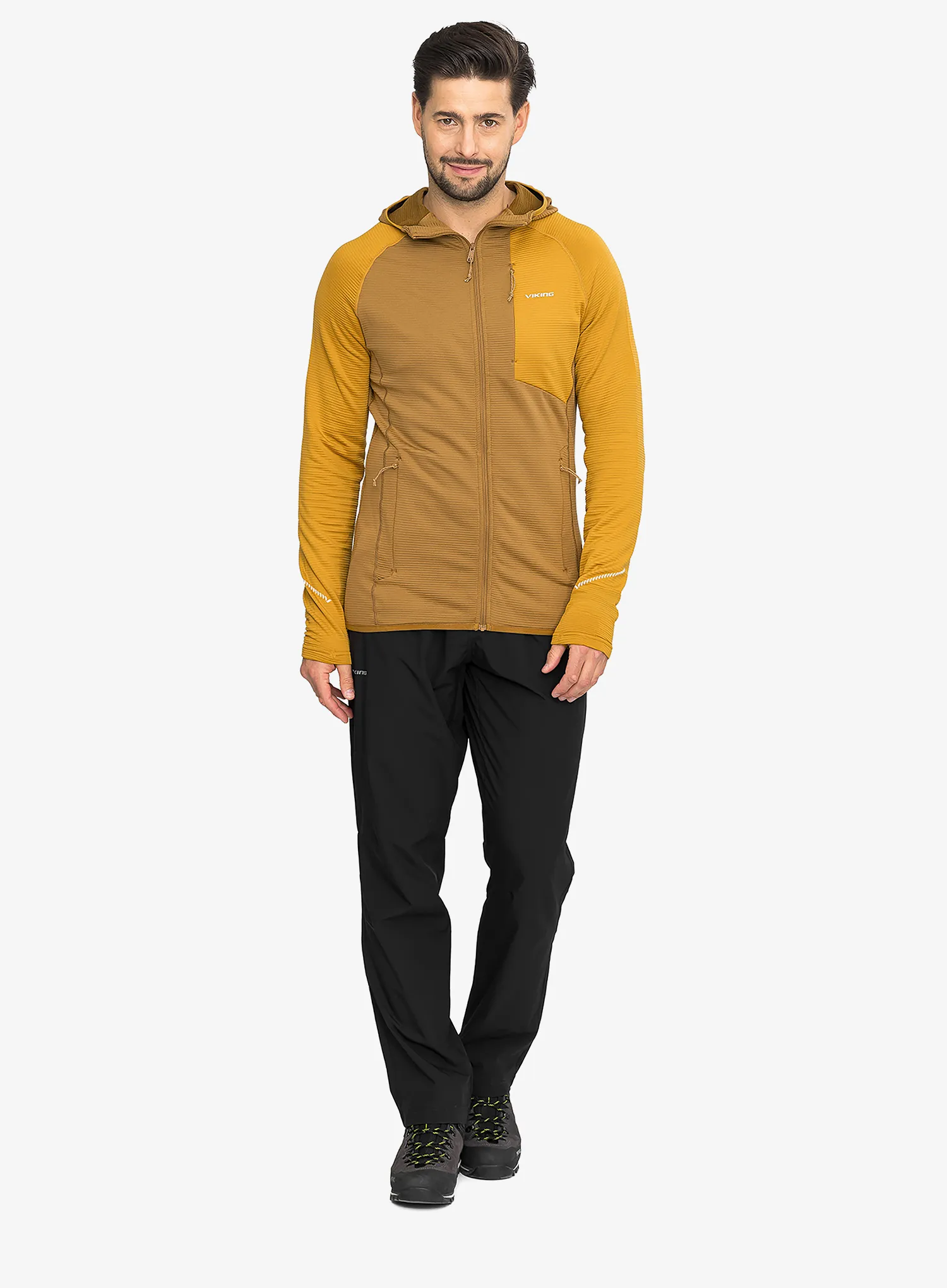 Кофта з каптуром Viking Birger Hoodie - light brown/yellow