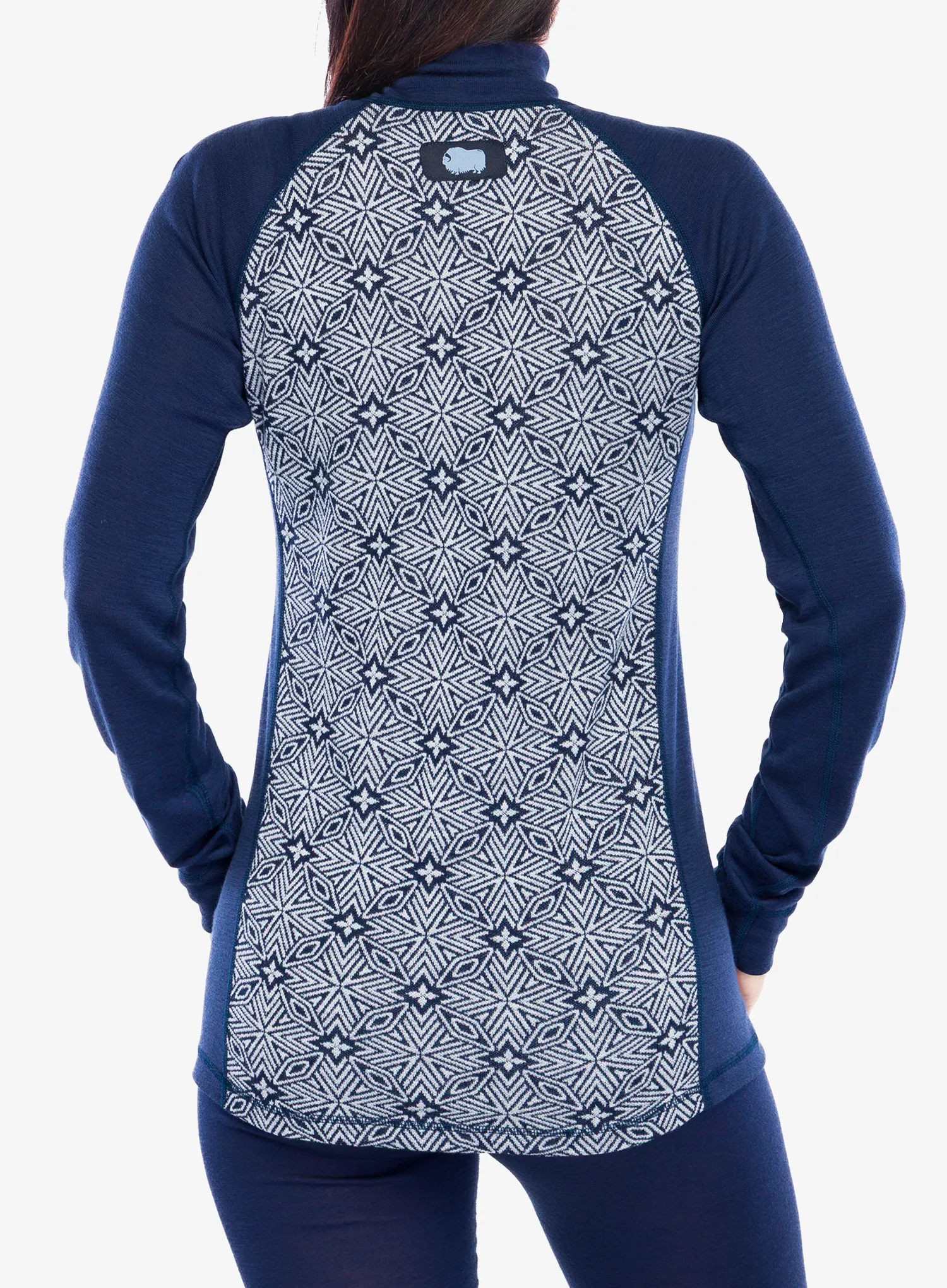 Кофта на блискавці 1/2 жіноча Dovre 100% Merino Wool - blue