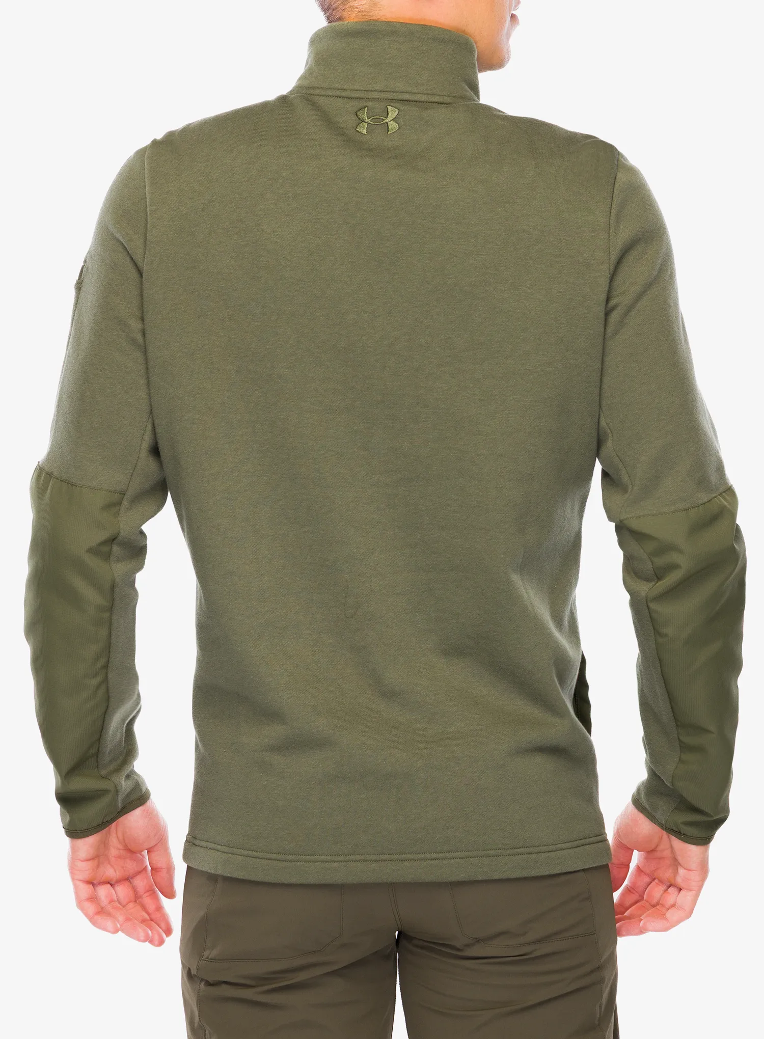 Кофта на блискавці 1/2 Under Armour Tac Rival Job Fleece - marine green/marine green