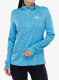 Кофта на блискавці жіноча Under Armour UA Tech Twist 1/2 Zip - ether blue/white