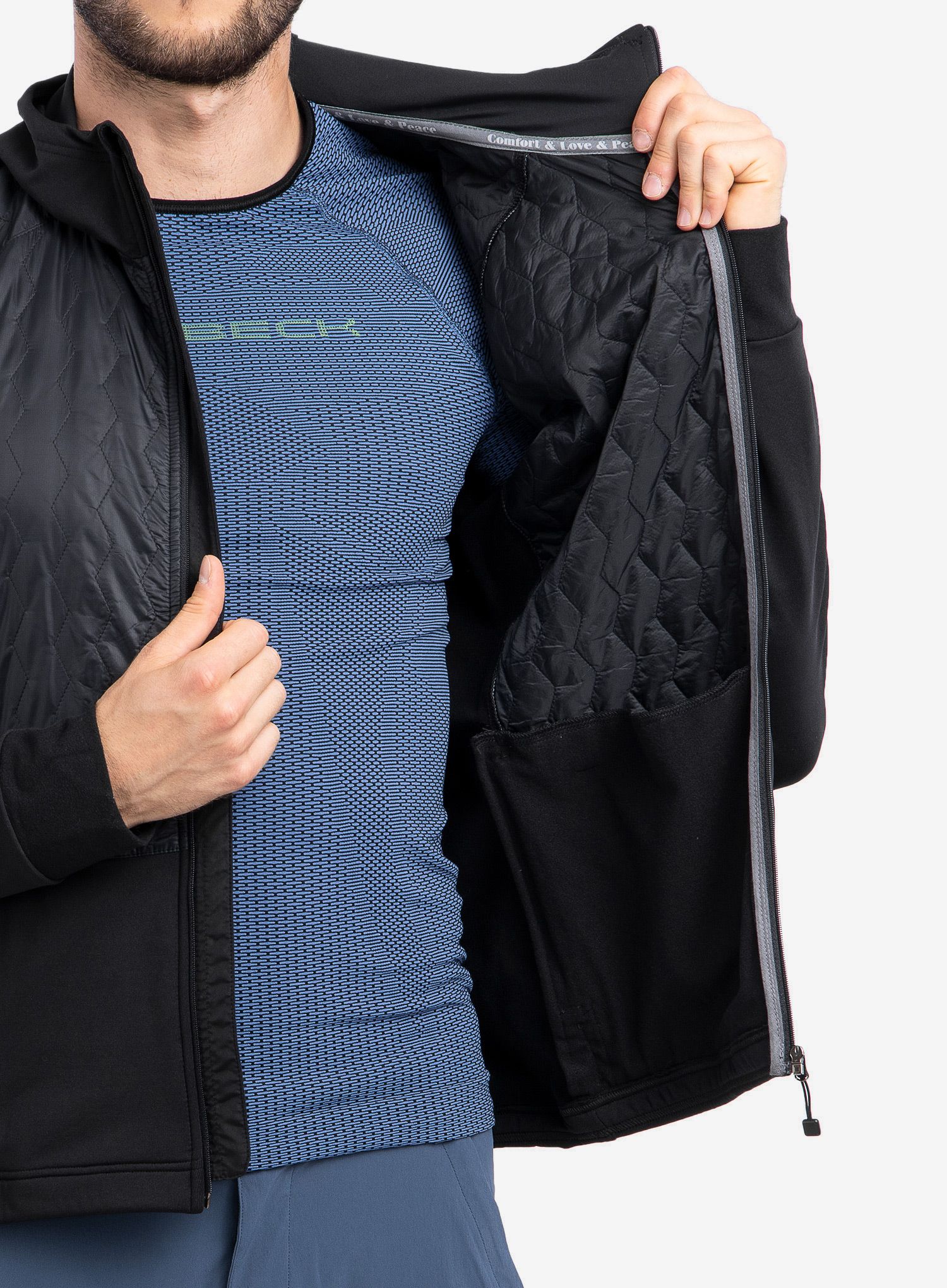 Кофта для бігу Sensor Infinity Zero jacket - black