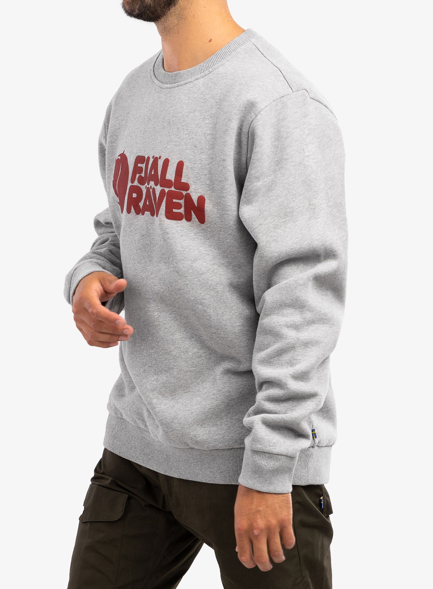 Кофта Fjallraven Logo Sweater - grey mel