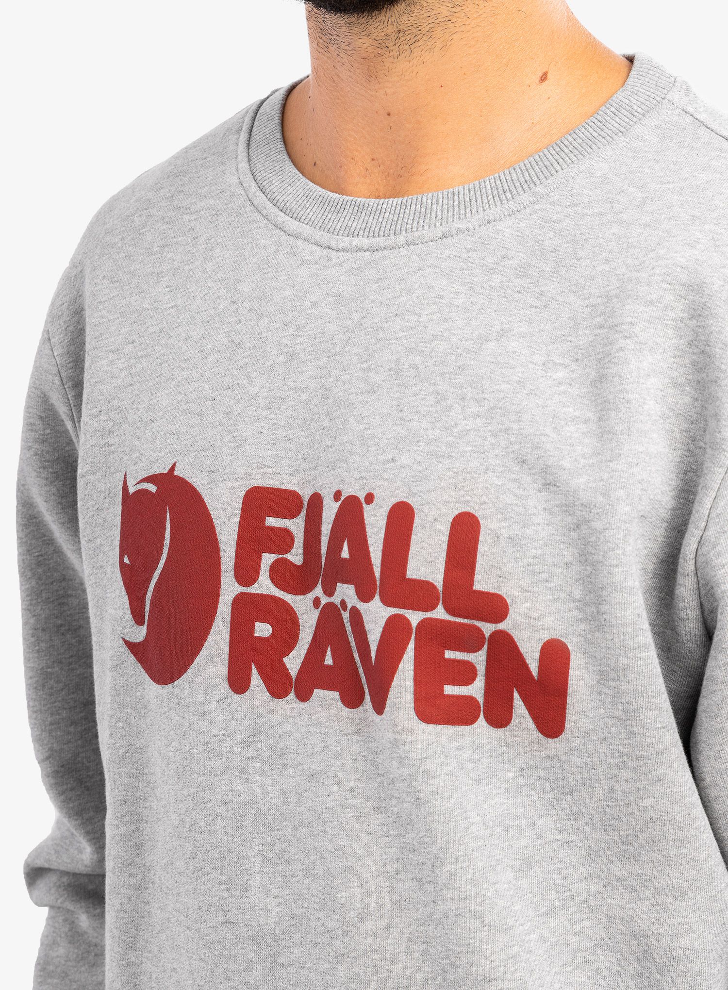 Кофта Fjallraven Logo Sweater - grey mel