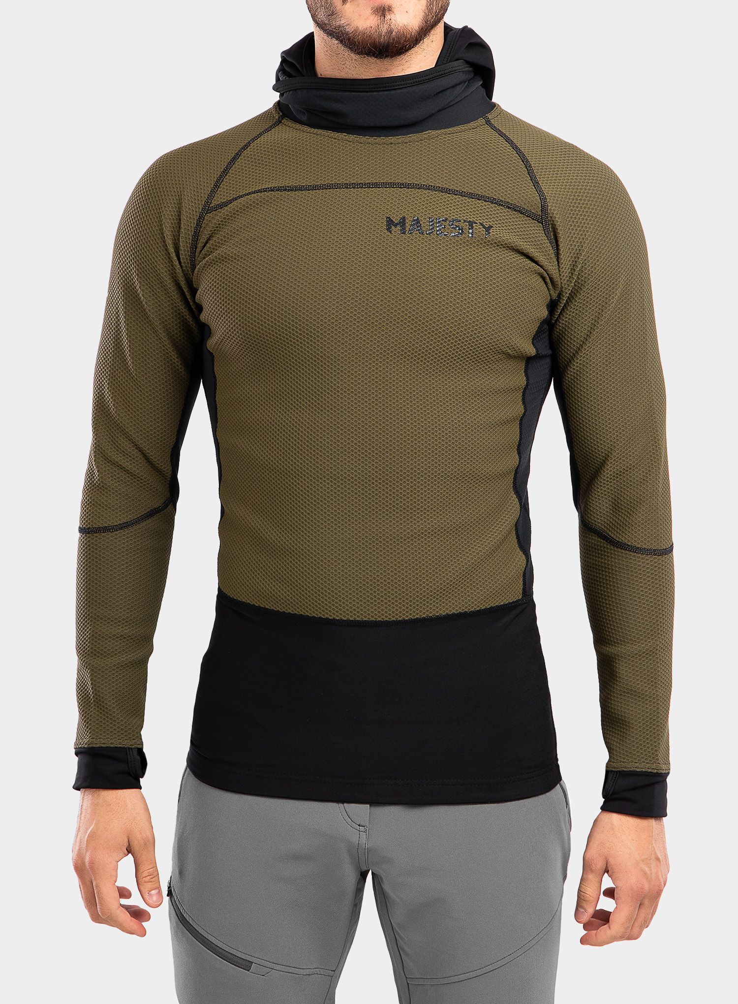 Кофта Majesty Heatshield - army green/black