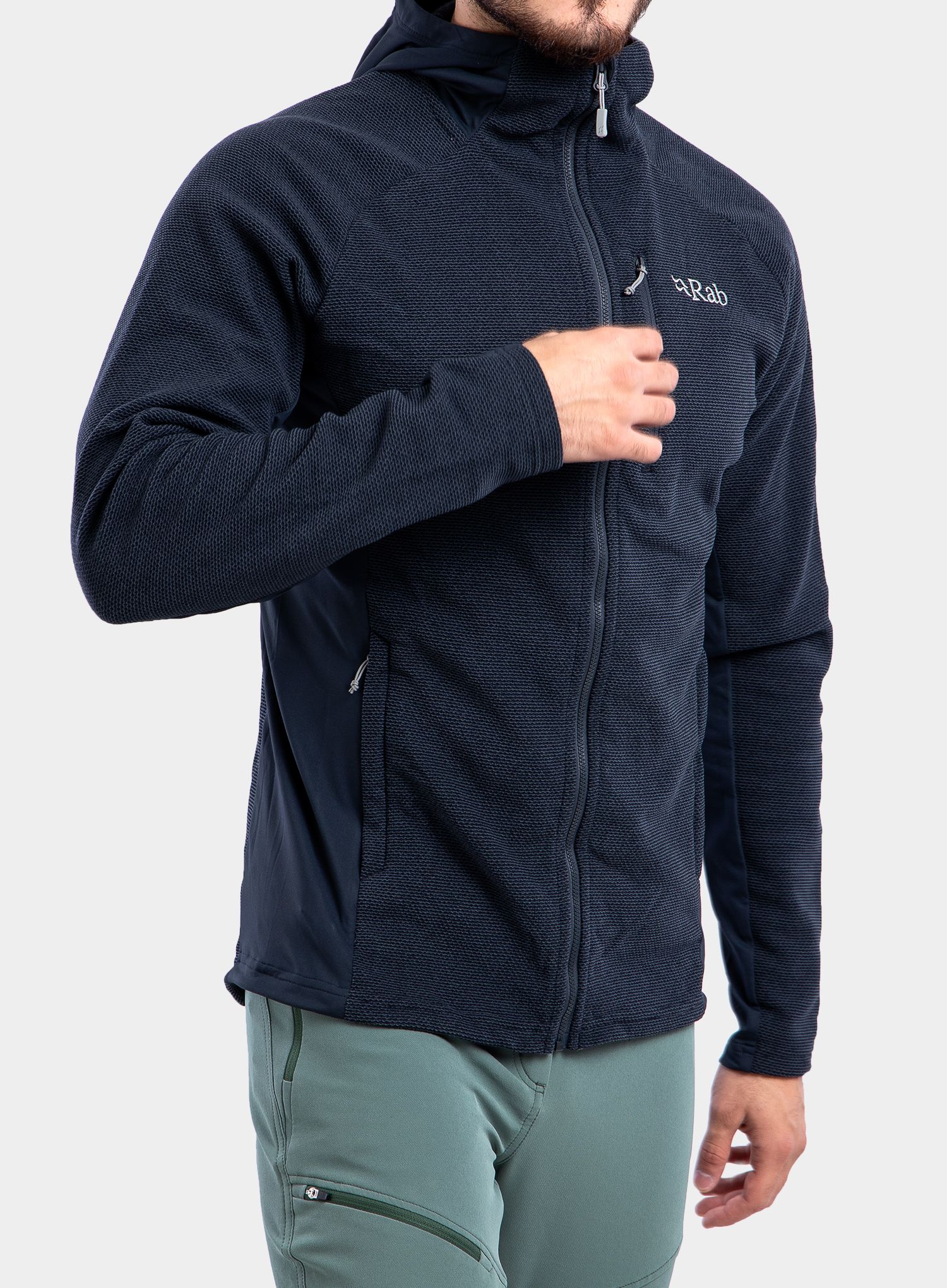 Кофта з каптуром Rab Capacitor Hoody - beluga