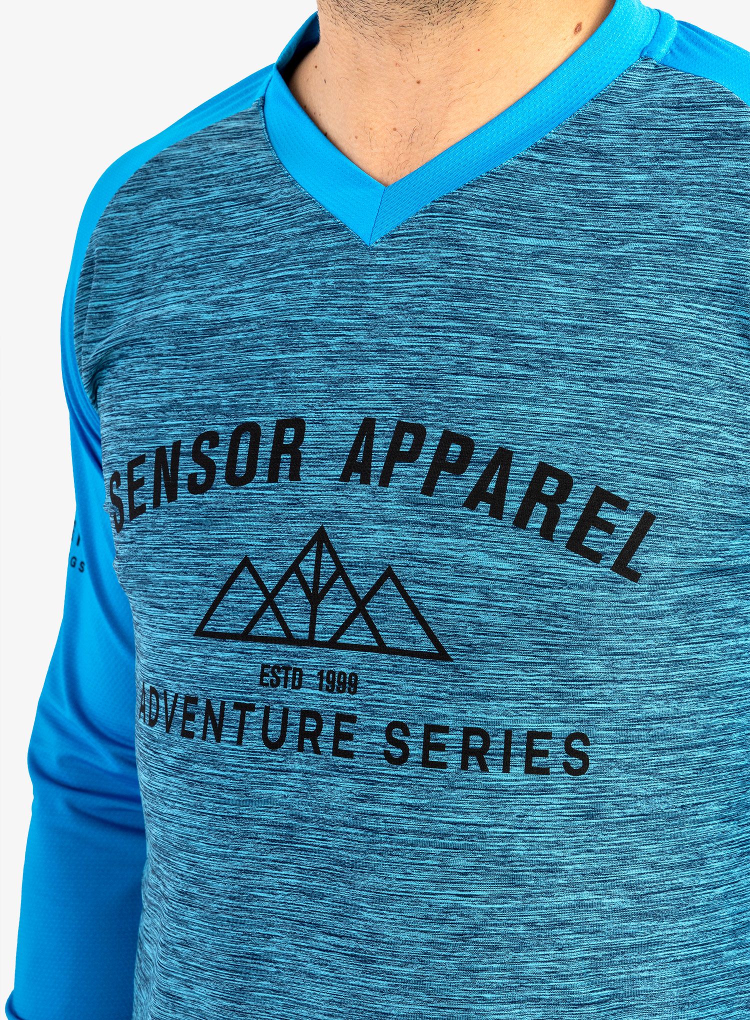 Велокофта Sensor Cycle Jersey L/S Charger - blue