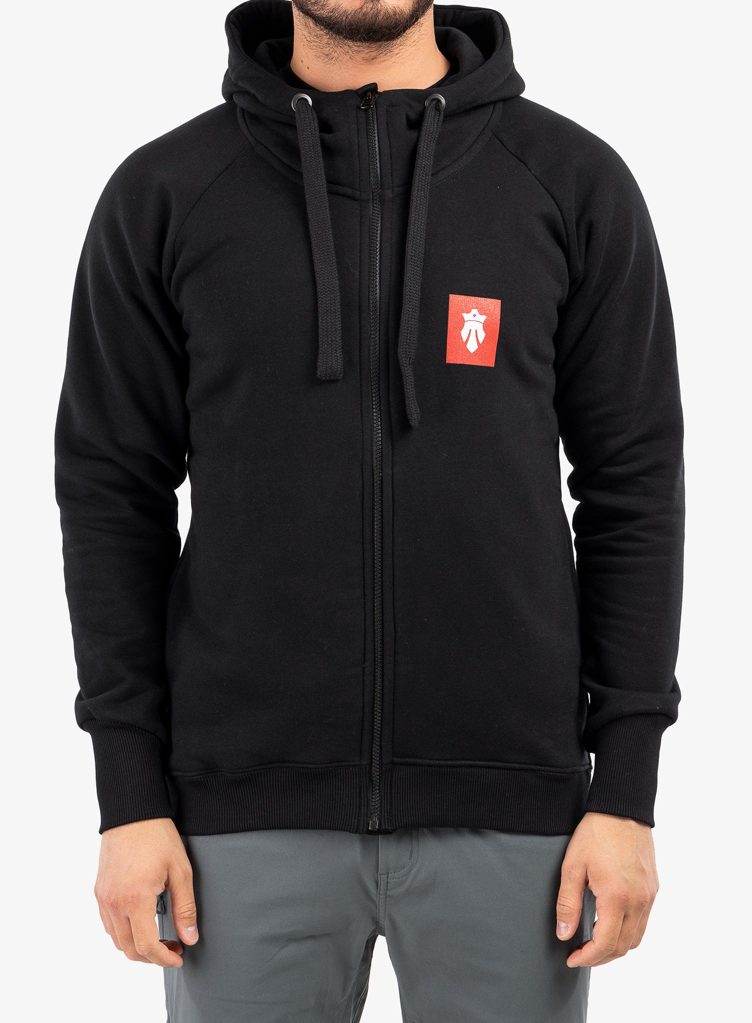 Кофта на замку Majesty Logo Zipped Hoodie - black