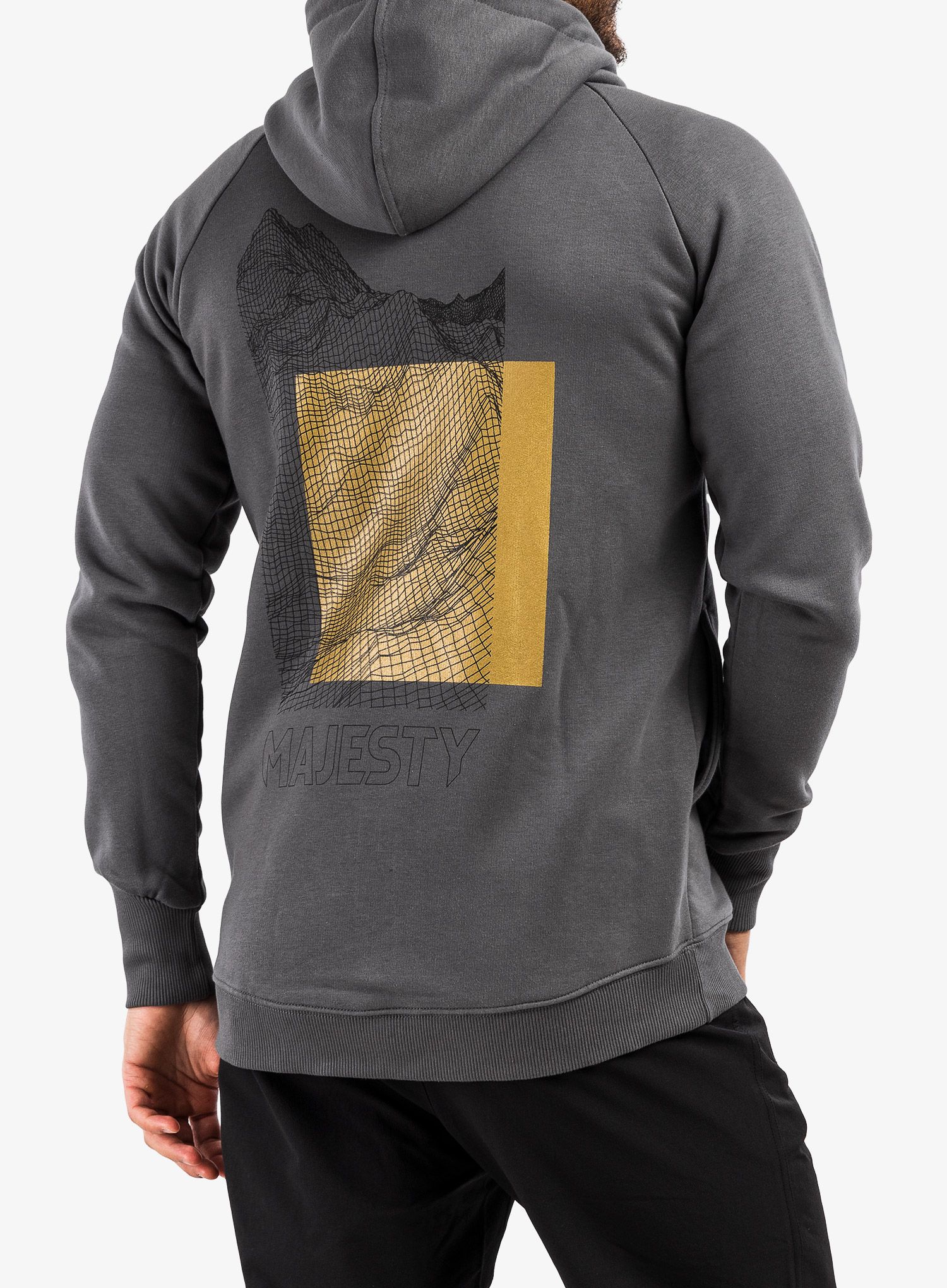 Кофта на замку Majesty Super Zip Hoodie - graphite