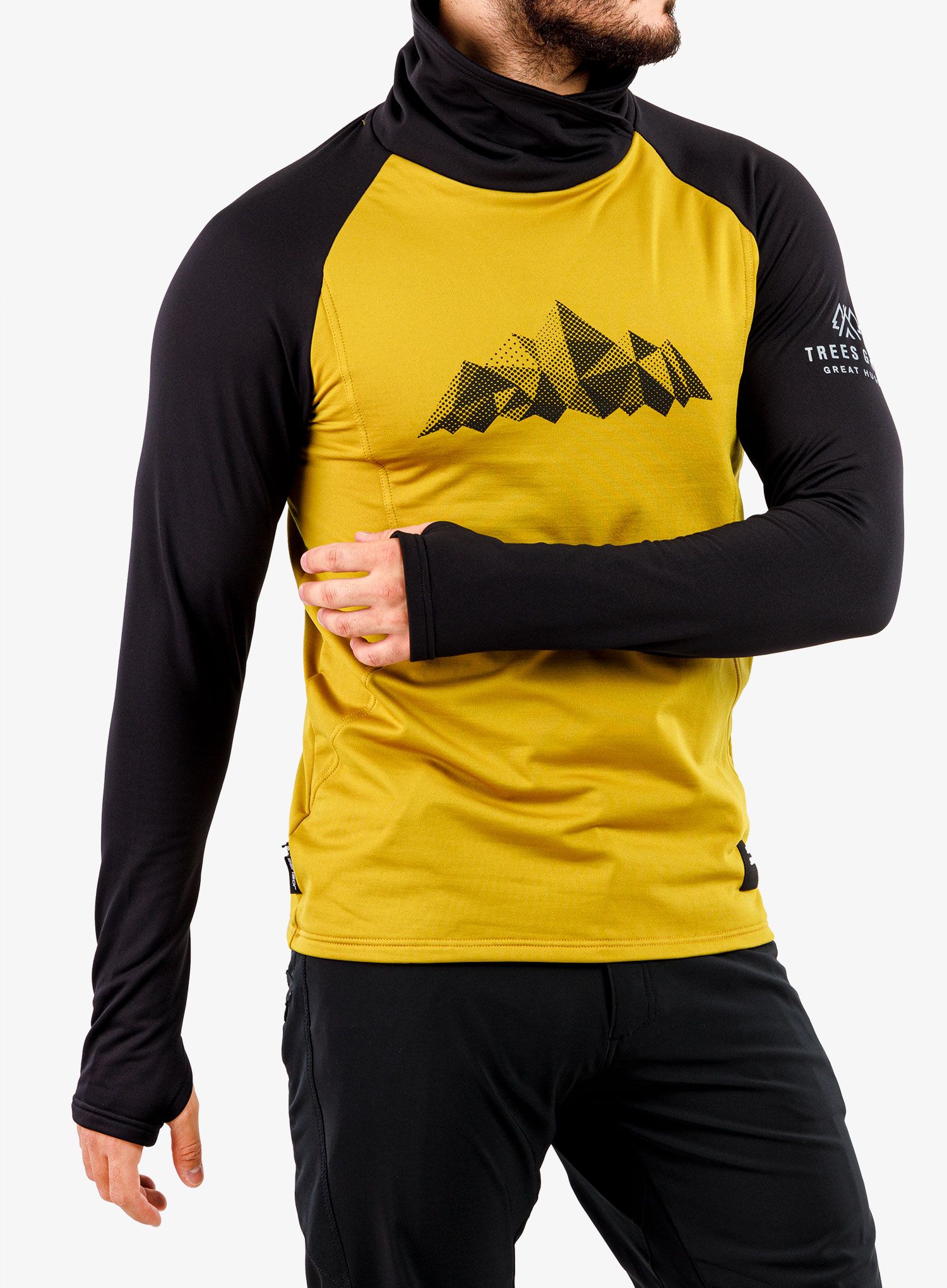 Кофта Sensor Coolmax Thermo - mustard/black
